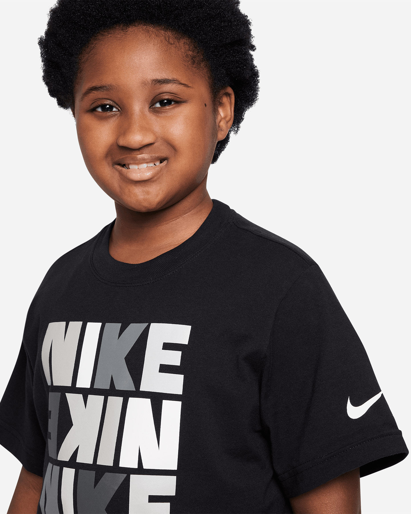  T-Shirt NIKE LETTERING JR S5539315 scatto 2