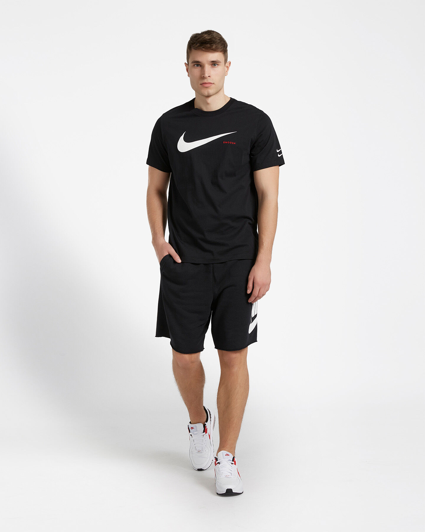  T-Shirt NIKE SWOOSH M S5164730|010|S scatto 3