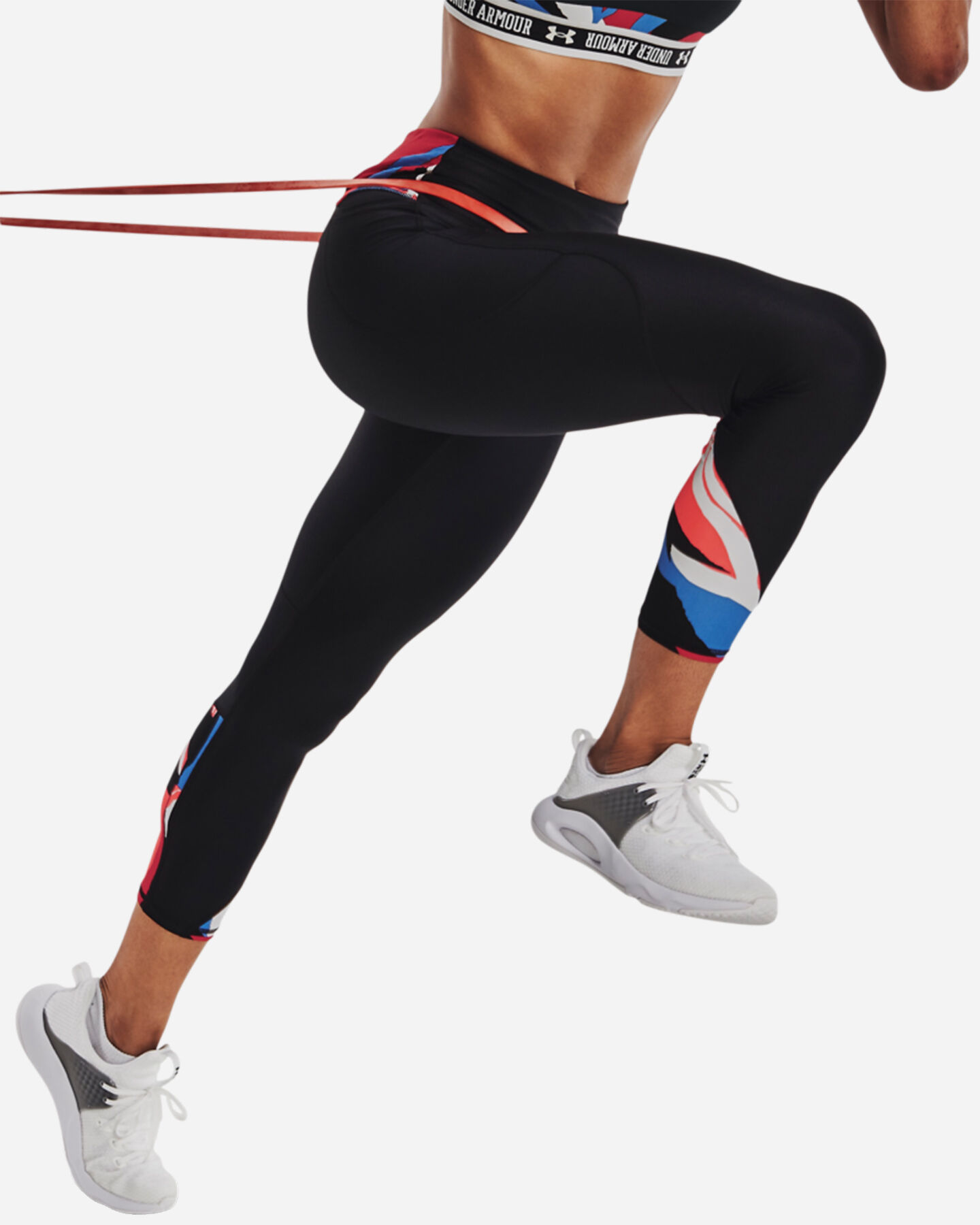  Leggings UNDER ARMOUR POLY INSERT AOP W S5390719|0001|XS scatto 2