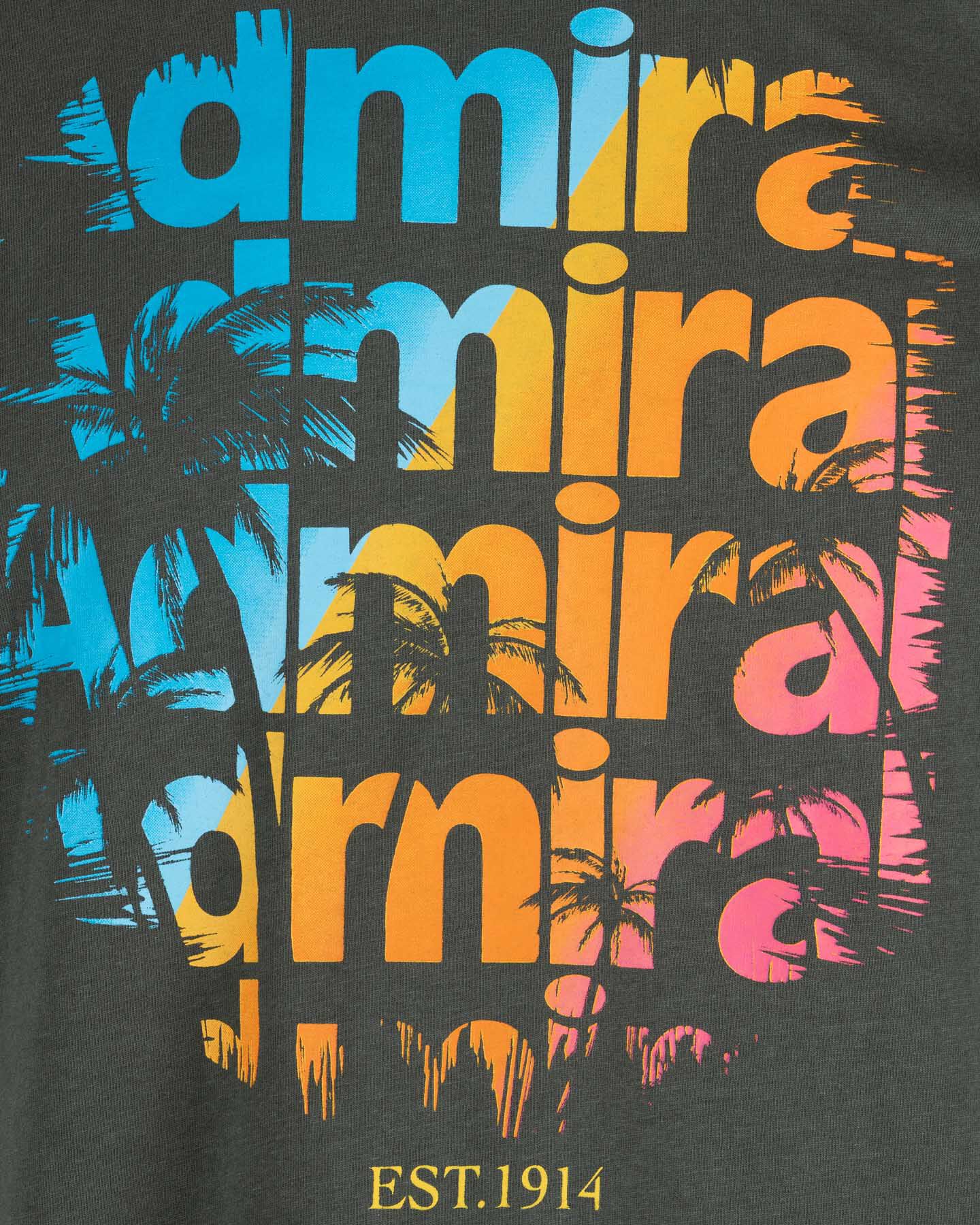 T-Shirt ADMIRAL RAINBOW LOGO M S4121674|782|S scatto 2