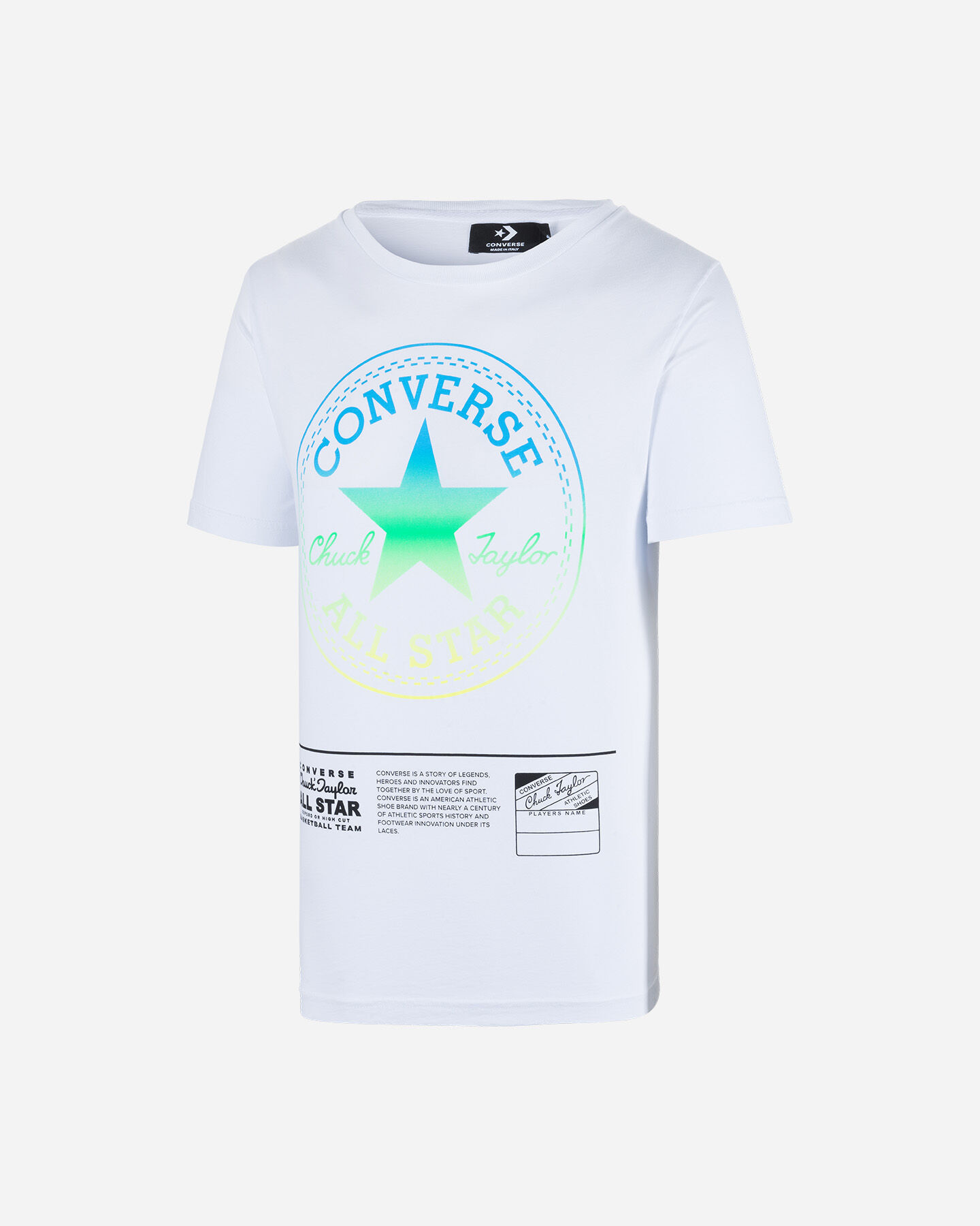  T-Shirt CONVERSE ALL STAR CHUCH TAYLOR LOGO M S5181091|100|L scatto 0