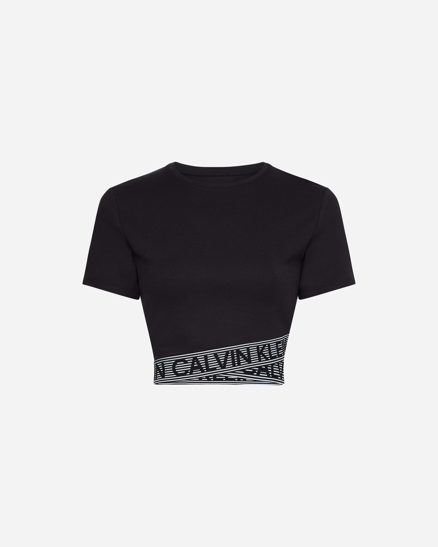  T-Shirt CALVIN KLEIN SPORT ELASTIC LOGO WAIST W S4094647|001|XS scatto 0