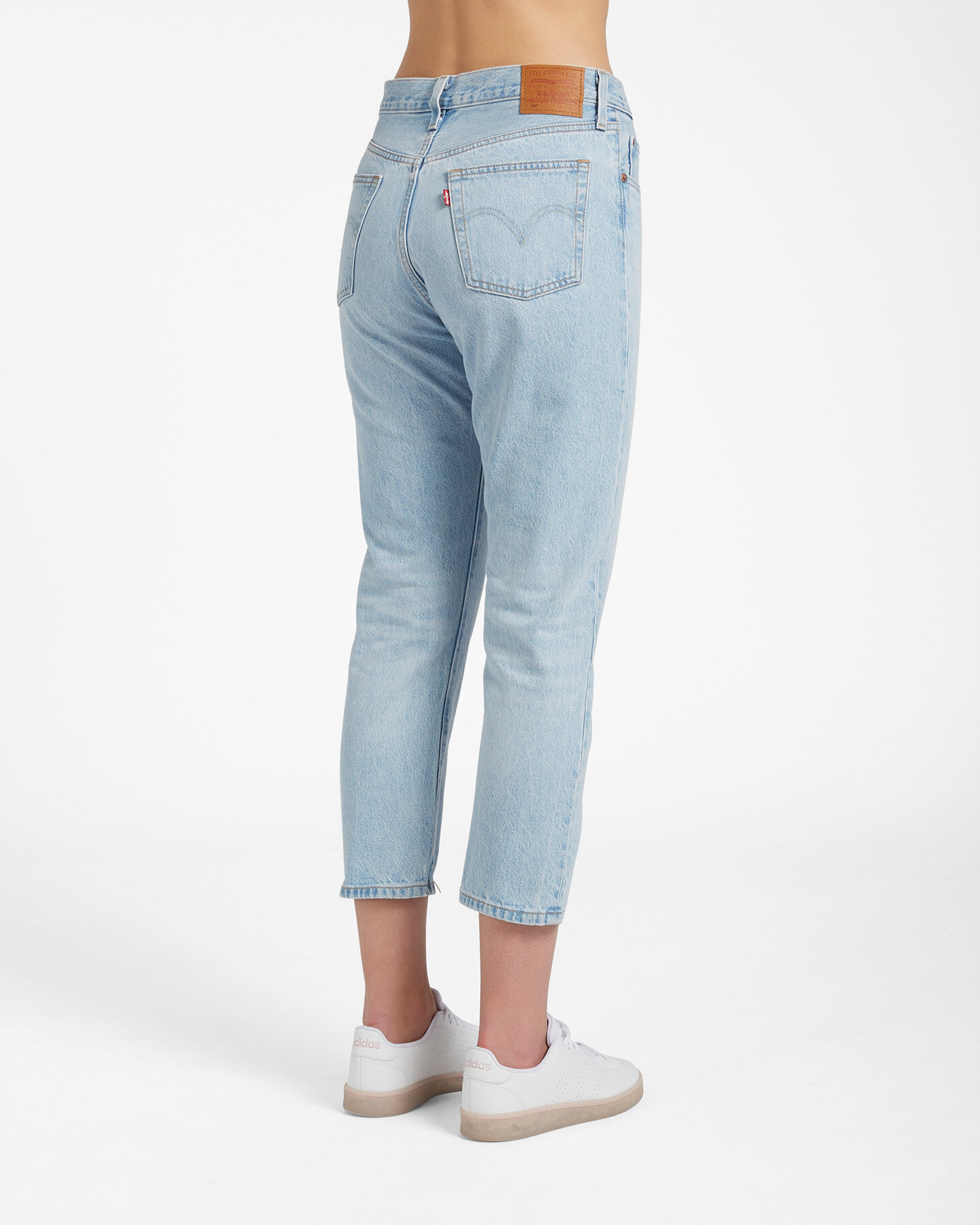  Jeans LEVI'S 501 CROP HIGH RISE L26 W S4088777 scatto 1