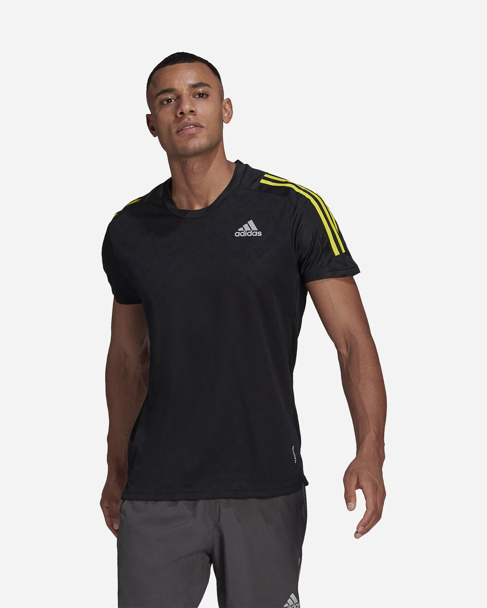  T-Shirt running ADIDAS OWN THE RUN 3STRIPES ITERATION M S5275895|UNI|XS scatto 1