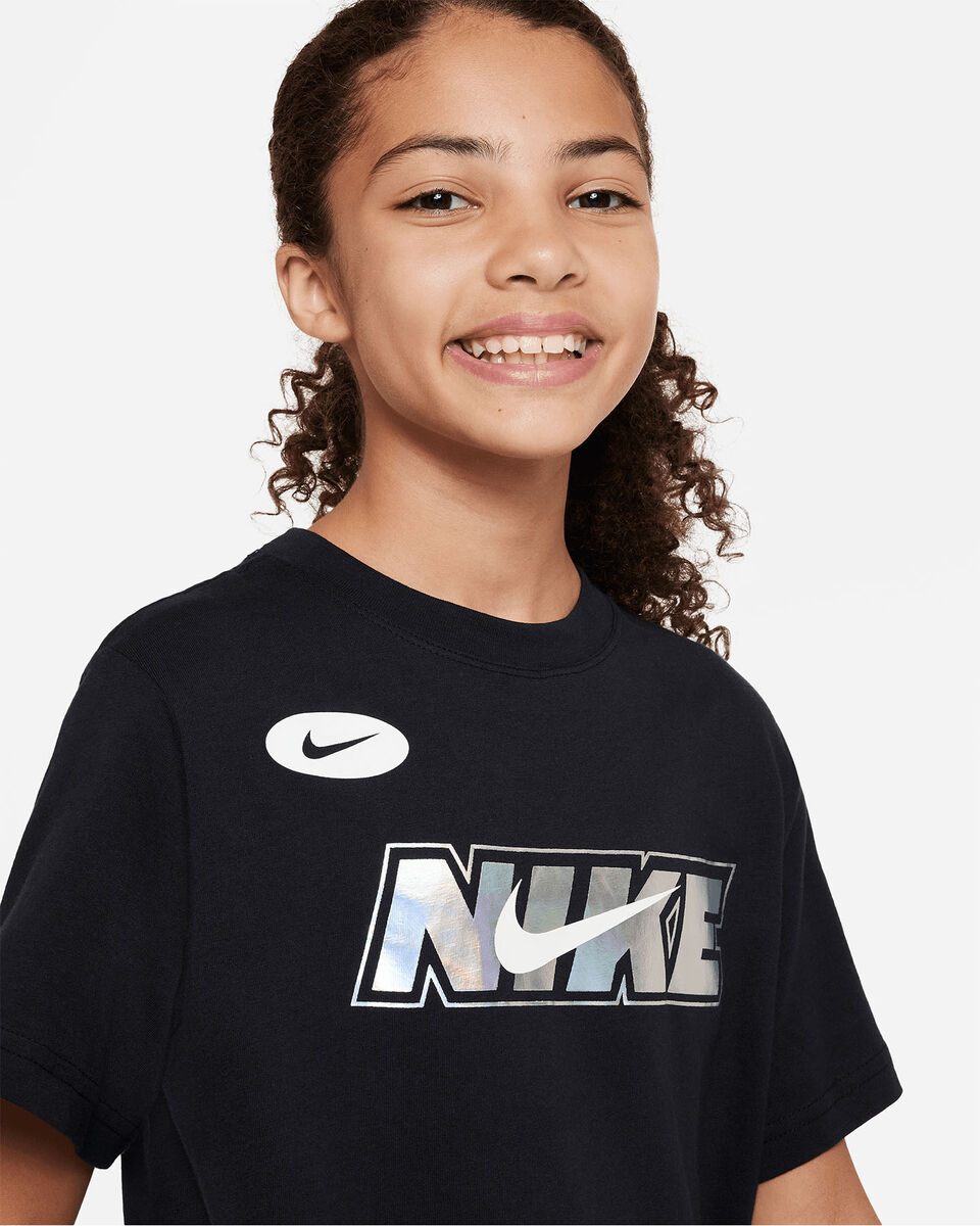  T-Shirt NIKE IRIDESCENT JR S5495263 scatto 5