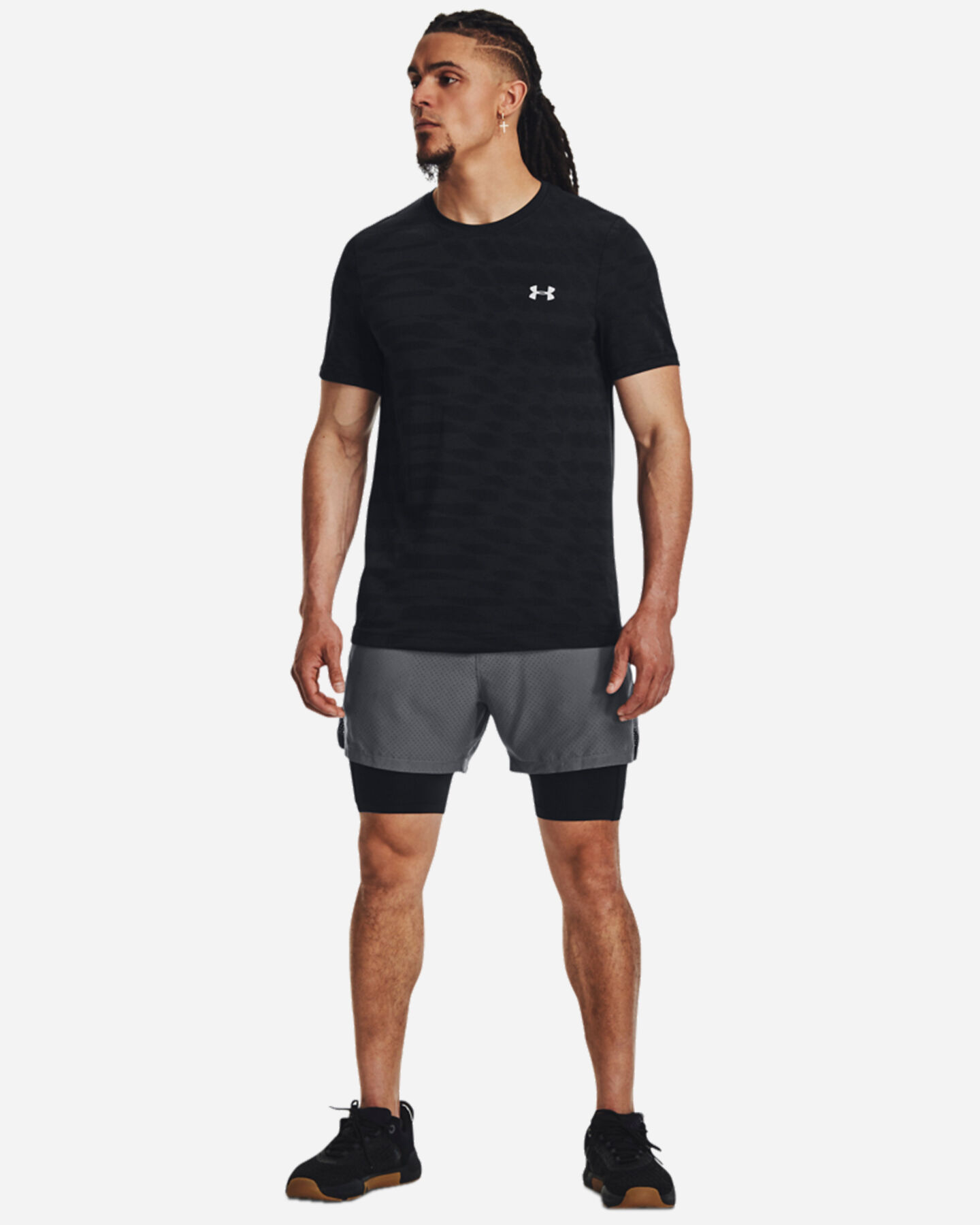  T-Shirt training UNDER ARMOUR SEAMLESS NOVELTY M S5579329|0001|SM scatto 2