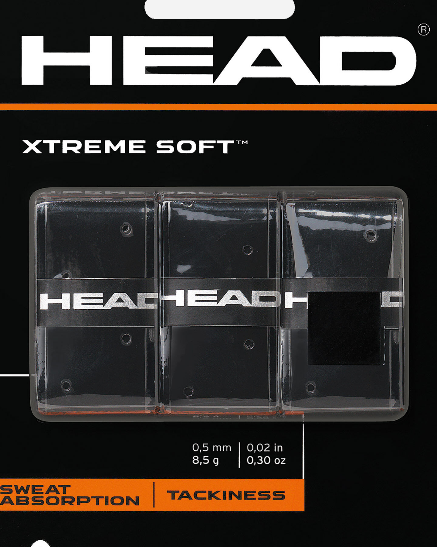  Grip tennis HEAD XTREMESOFT S5079295|BK|UNI scatto 1