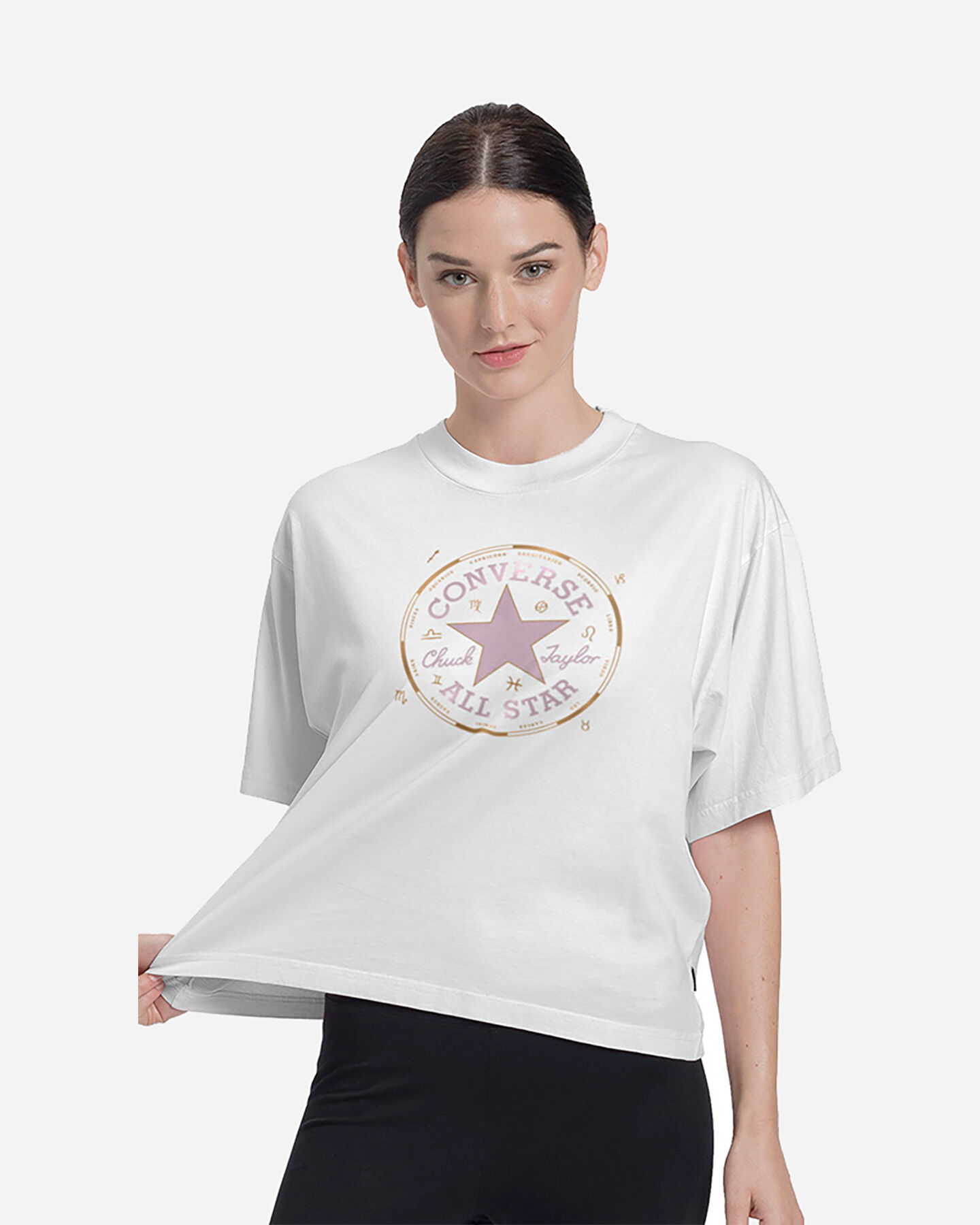  T-Shirt CONVERSE RELAXED CHUCK ZODIAC W S5342451|281|XS scatto 0
