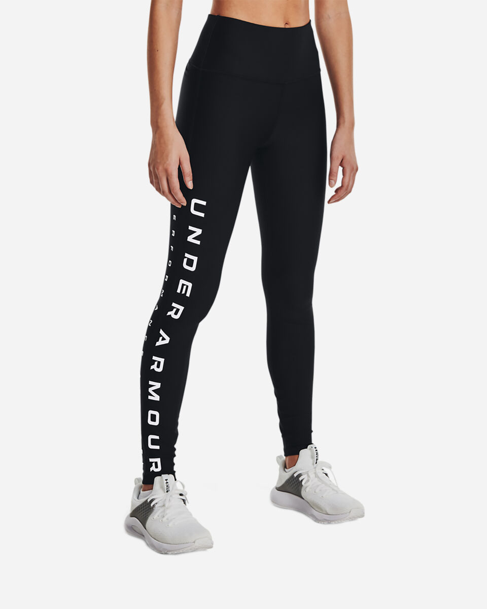  Leggings UNDER ARMOUR ST LOGO LATERAL W S5390284|0001|XS scatto 2