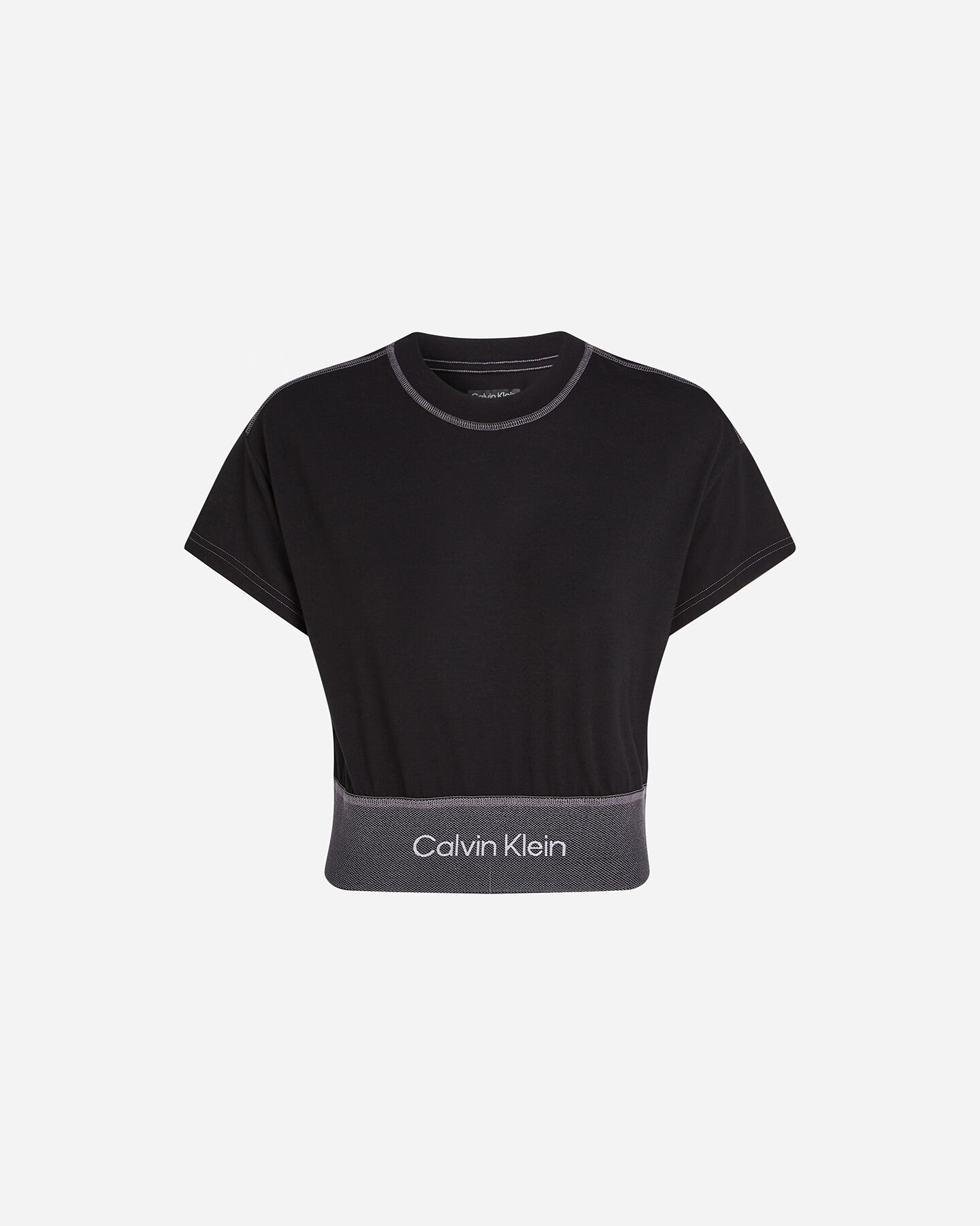  T-Shirt CALVIN KLEIN SPORT LOGO RISE W S4124383|BAE|XS scatto 0