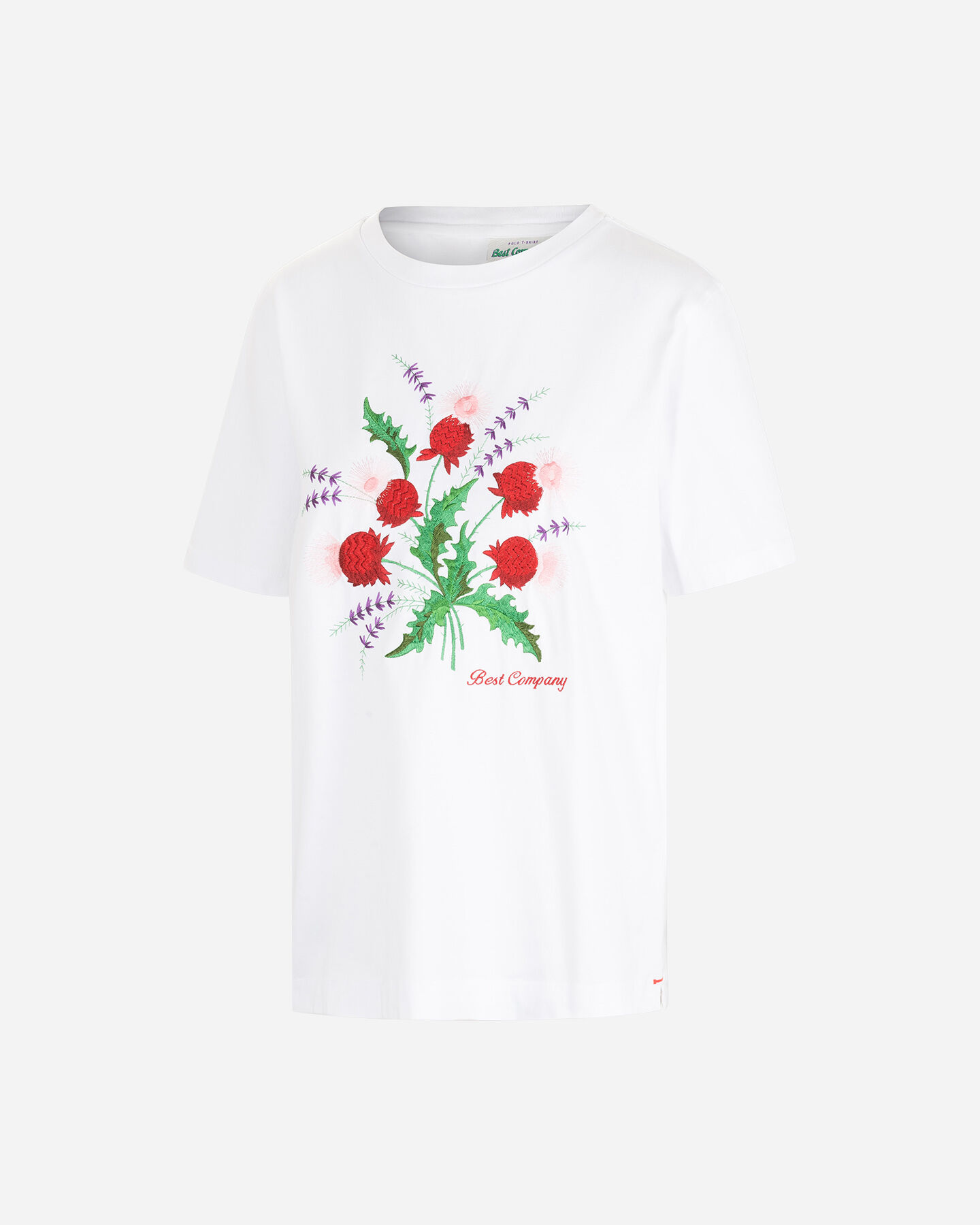  T-Shirt BEST COMPANY EMBROIDERY FLOWERS W S4085756|103|XS scatto 0
