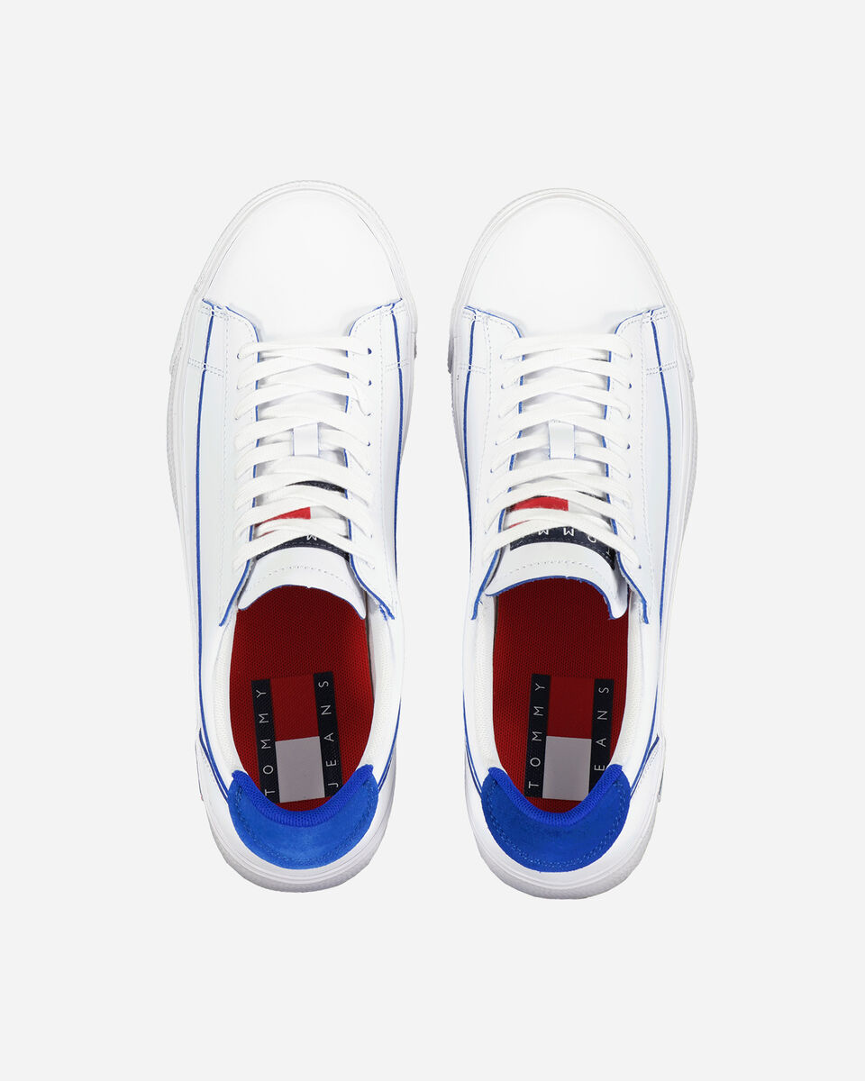  Scarpe sneakers TOMMY HILFIGER LEATHER VARSITY M S4107555|YBR|40 scatto 3