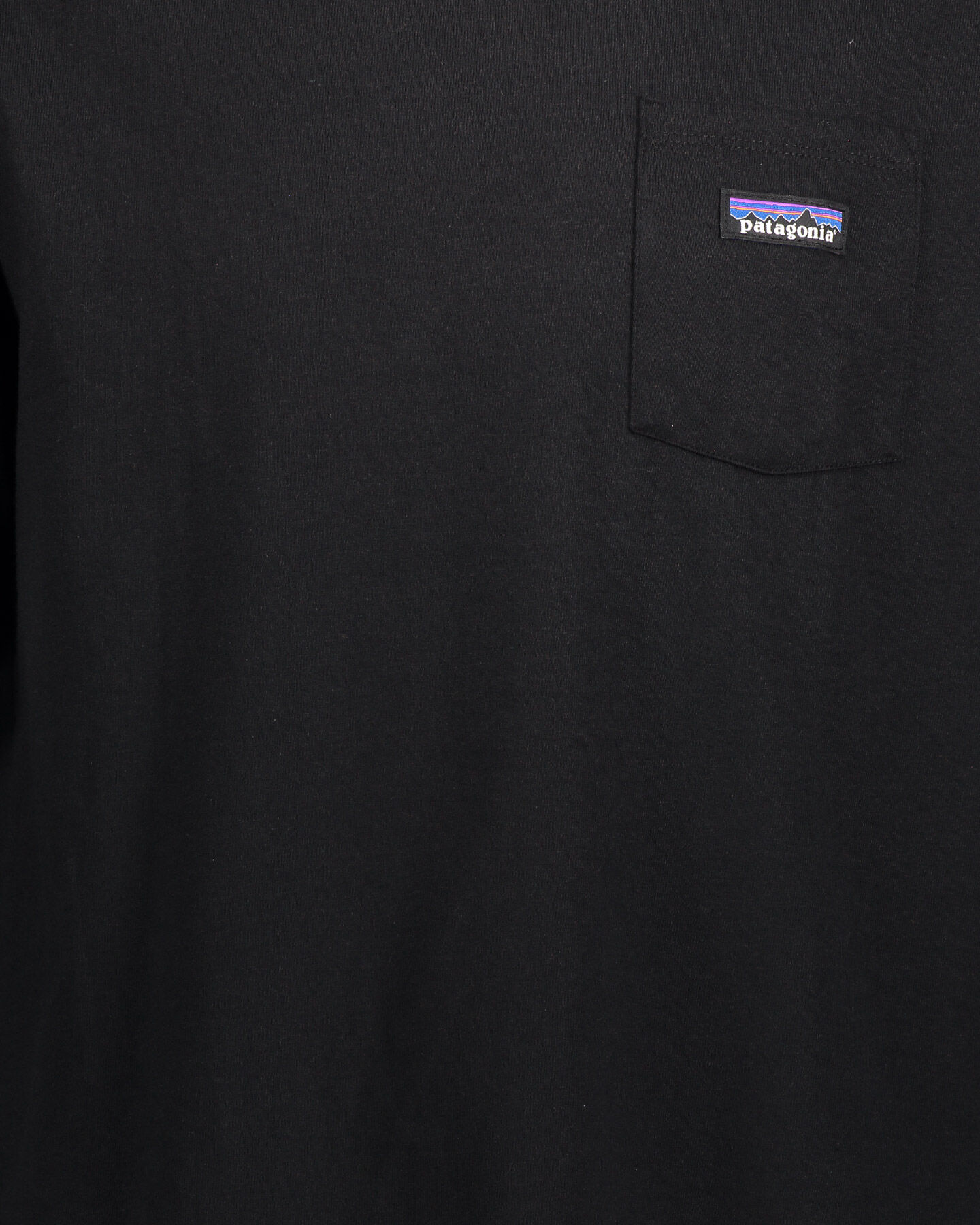  T-Shirt PATAGONIA P-6 LABEL POCKET M S4089224|BLK|S scatto 2