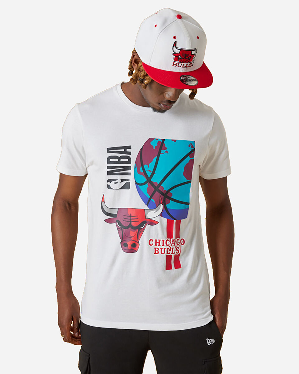  Abbigliamento basket NEW ERA NBA BBALL GLOBE CHICAGO BULLS M S5448194|100|S scatto 0