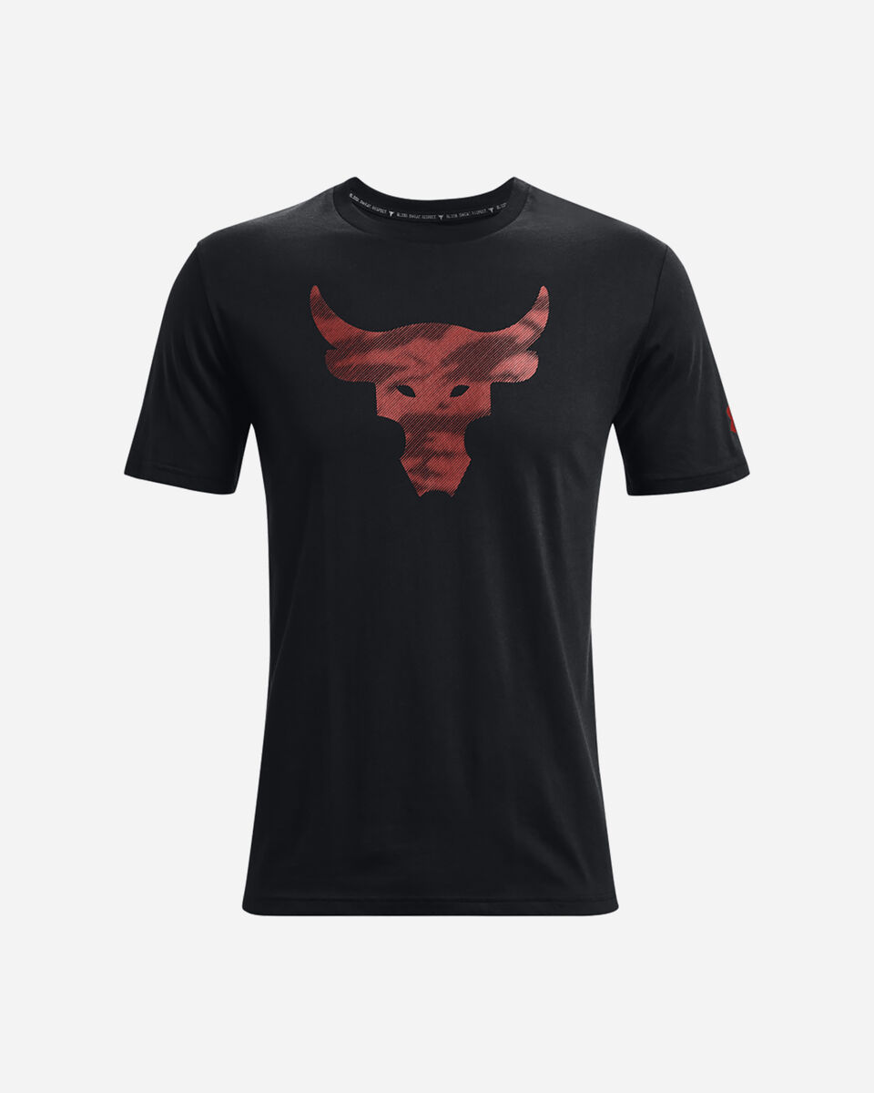  T-Shirt UNDER ARMOUR THE ROCK BRAHMA BULL M S5390726|0001|XS scatto 0