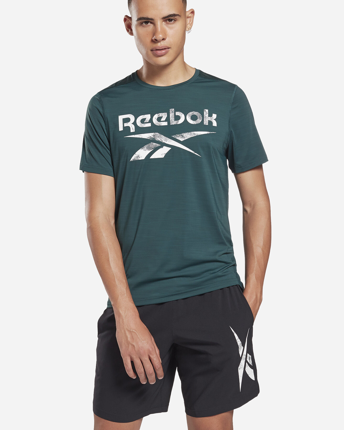  T-Shirt training REEBOK WORKOUT GRAPHIC M S5280279|UNI|S scatto 2