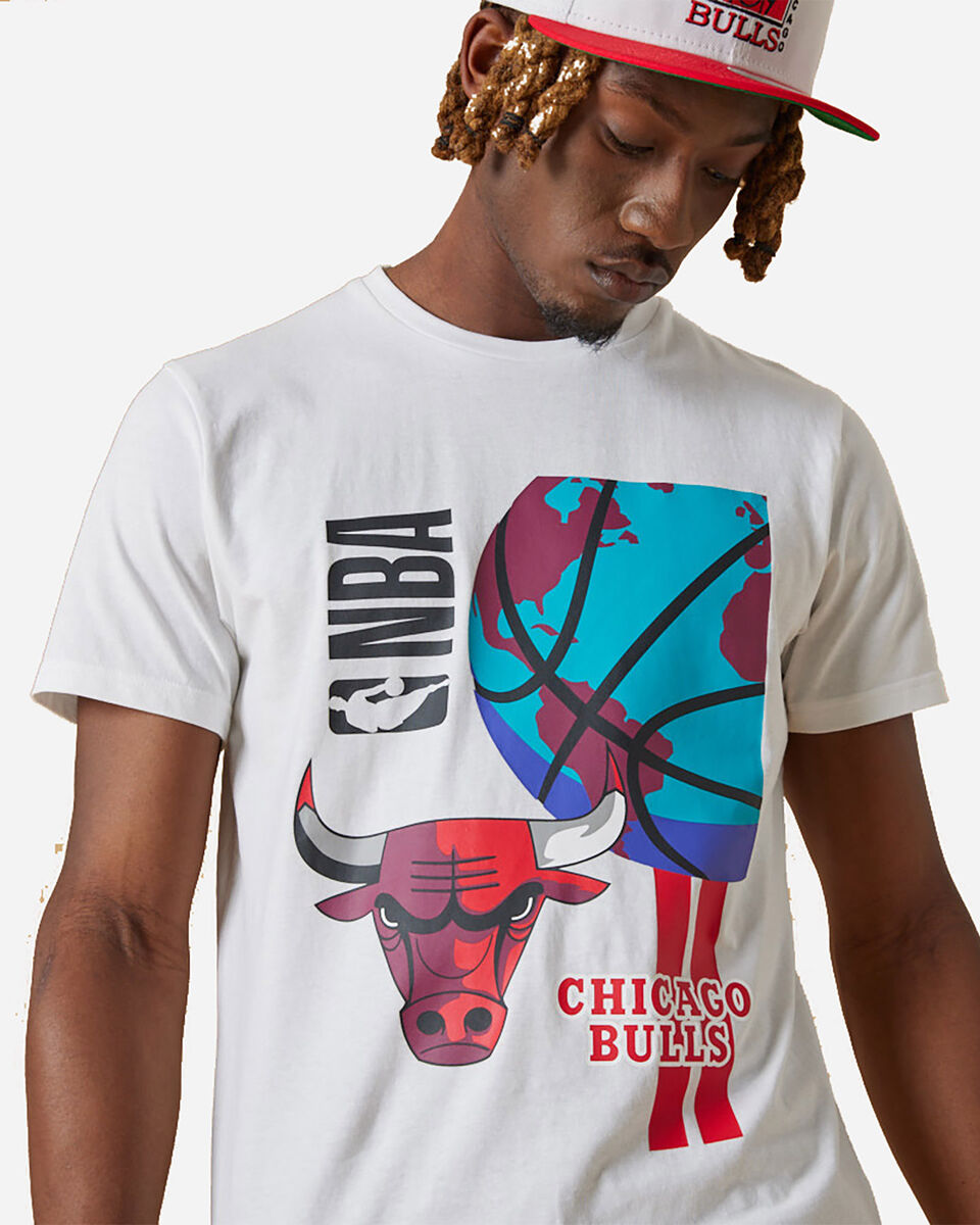  Abbigliamento basket NEW ERA NBA BBALL GLOBE CHICAGO BULLS M S5448194|100|S scatto 3