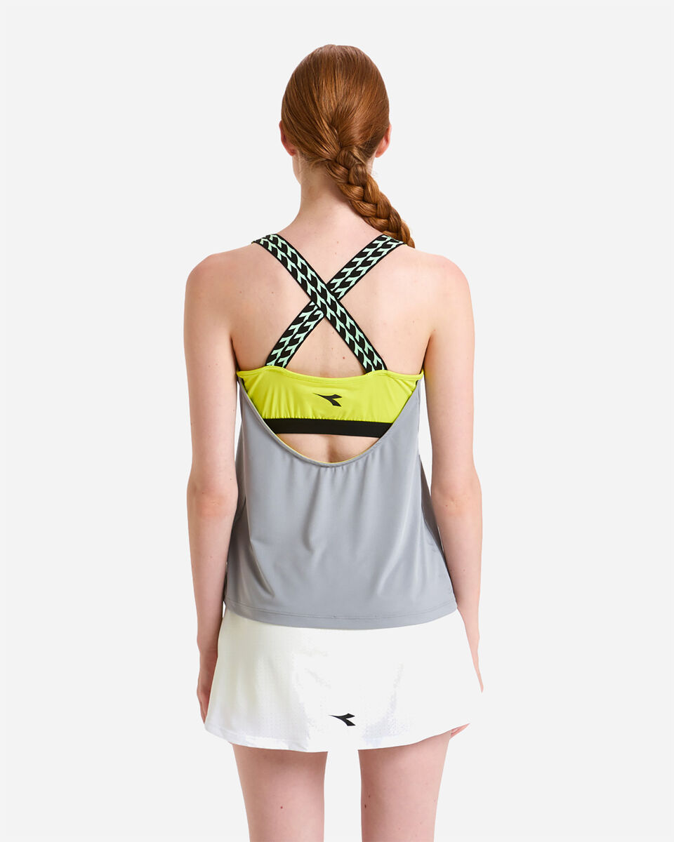  T-Shirt tennis DIADORA CLAY W S5316850 scatto 1