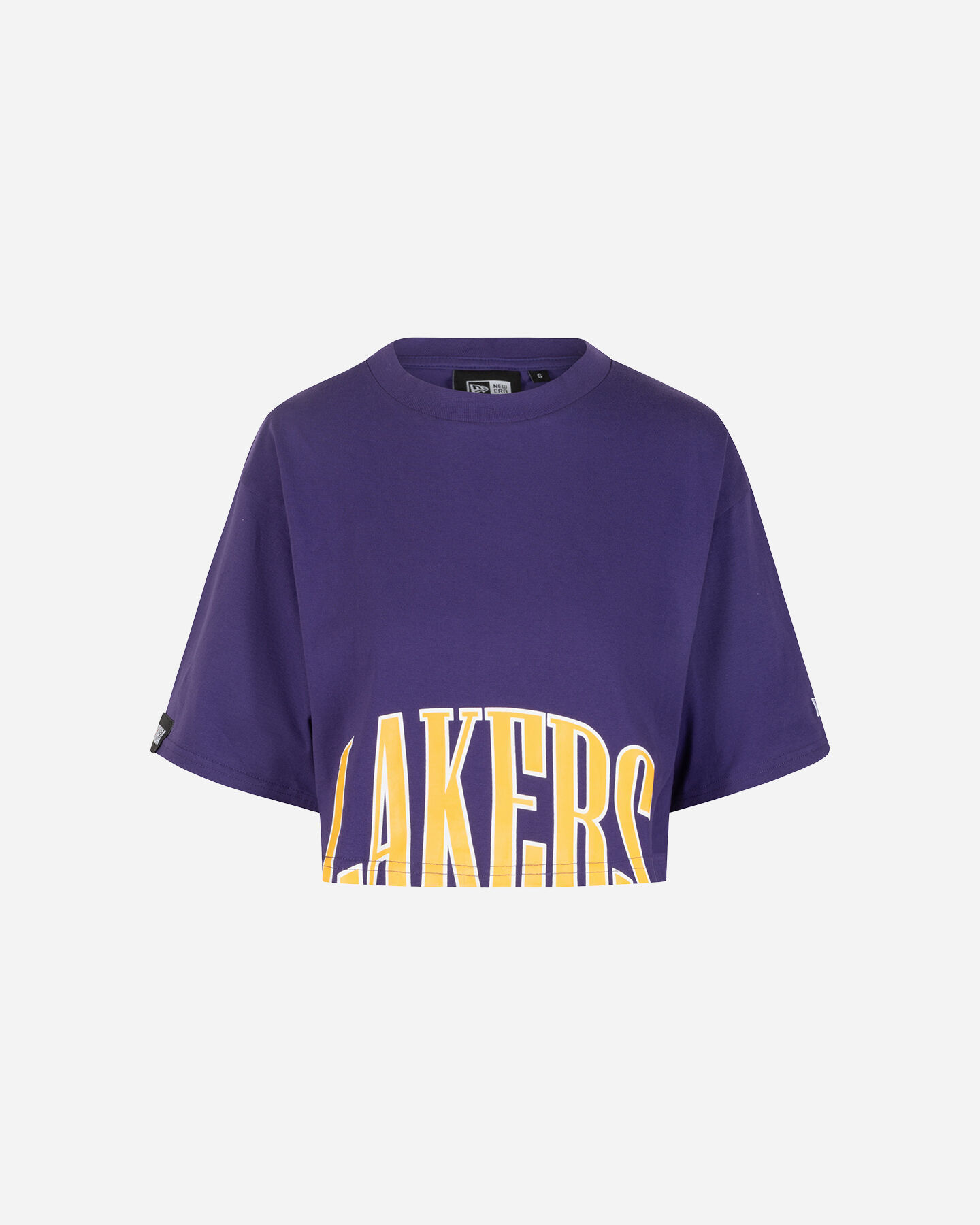  T-Shirt NEW ERA CROP LOS ANGELES LAKERS W S5684119|500|XS scatto 0