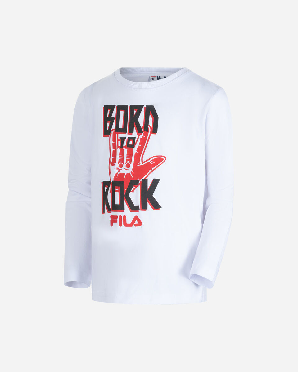  T-Shirt FILA BORN TO ROCK COLLECTION JR S4124920|001|12A scatto 0