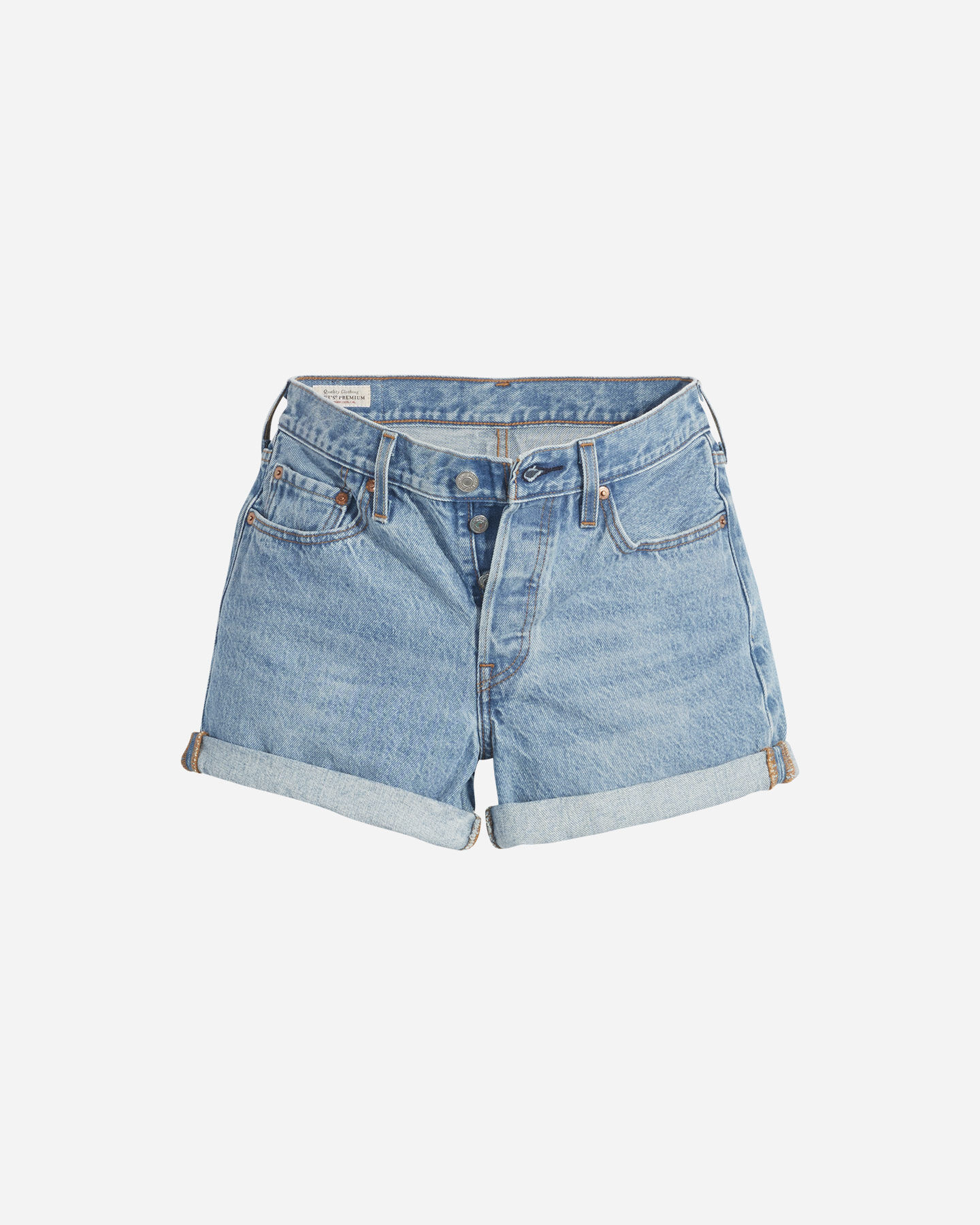  Jeans LEVI'S 501 ROLLED SHORT DENIM W S4104866|0032|25 scatto 0