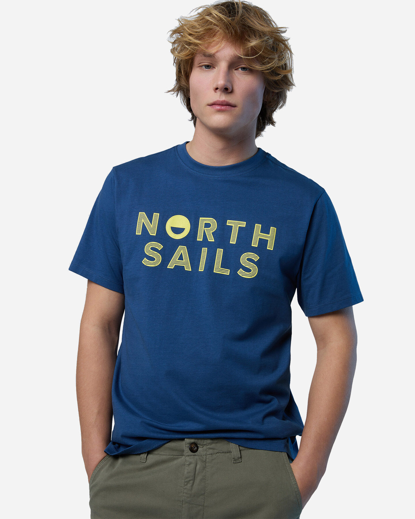  T-Shirt NORTH SAILS LINEAR LOGO M S5684007|0787|S scatto 2