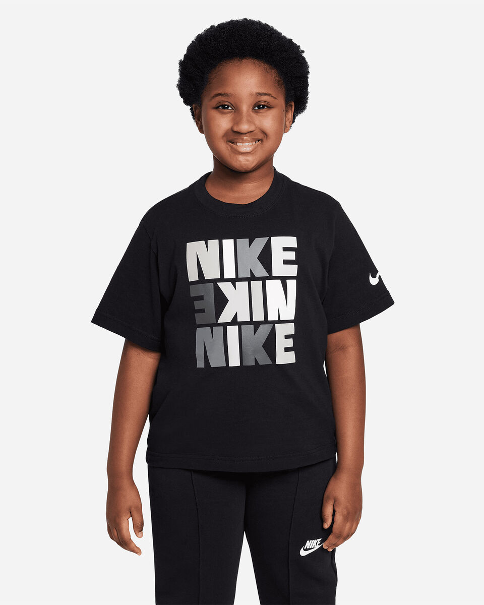  T-Shirt NIKE LETTERING JR S5539315 scatto 0