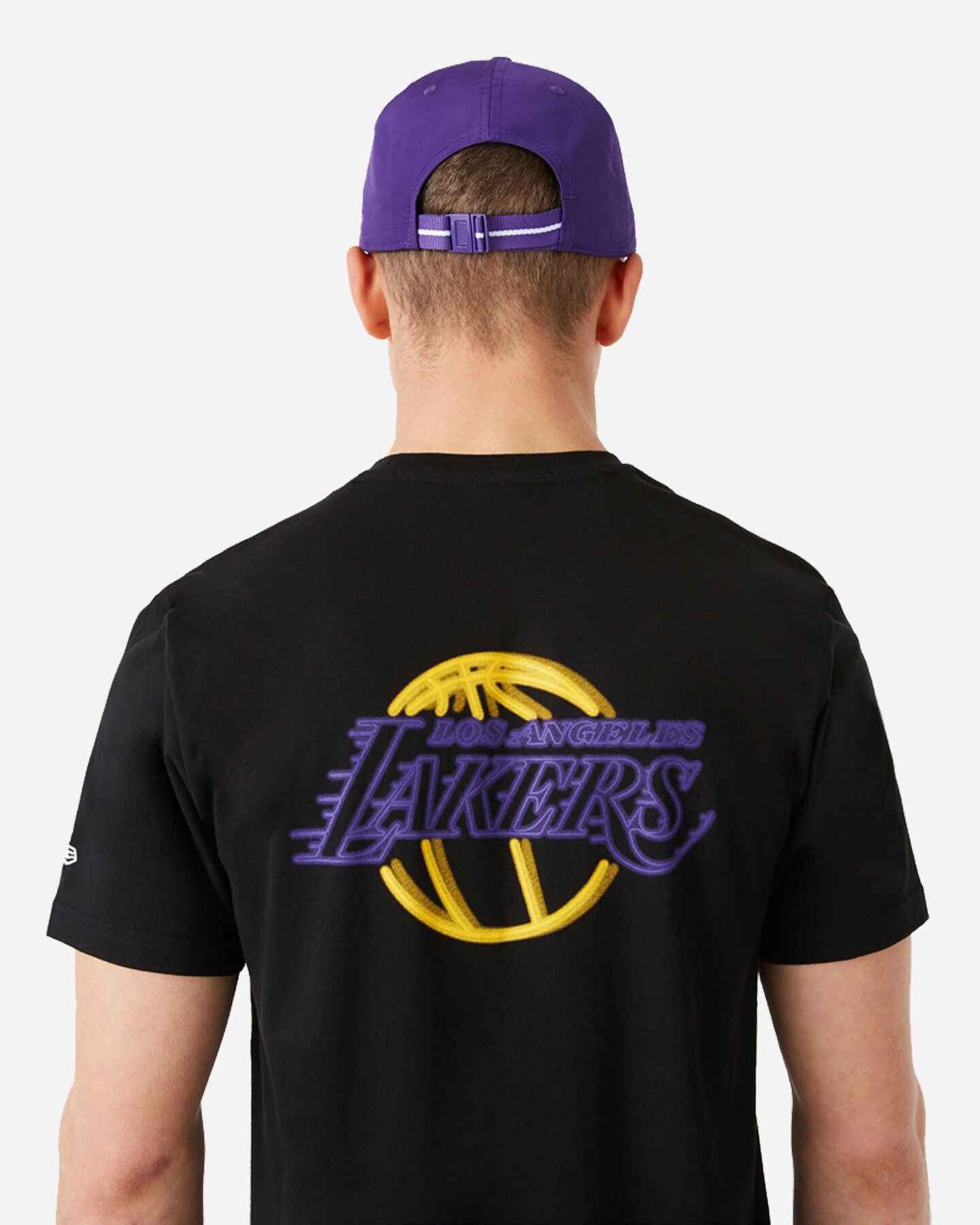  T-Shirt NEW ERA NBA NEON LOS ANGELES LAKERS M S5340085|001|S scatto 3