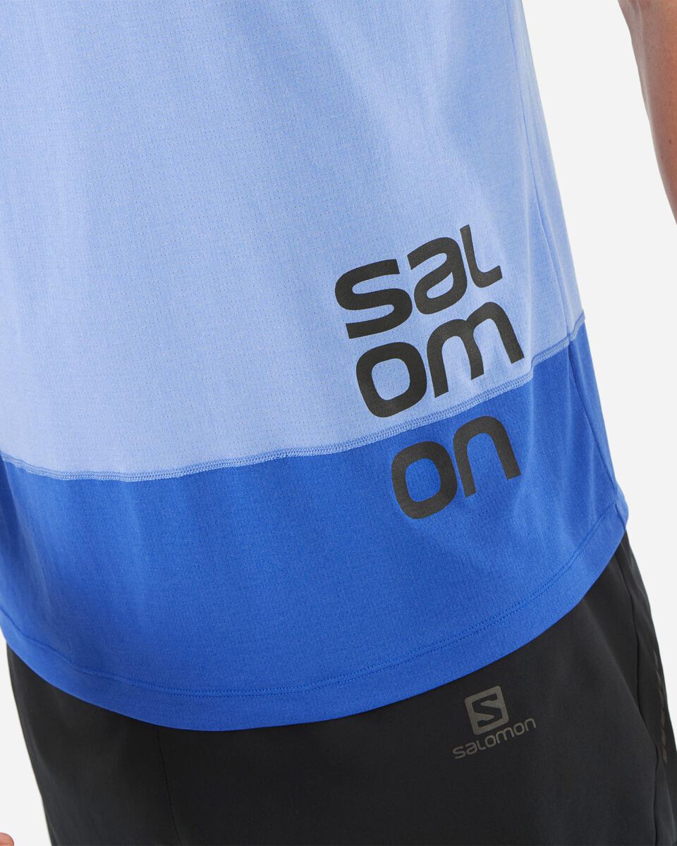  T-Shirt running SALOMON CROSS GRAPHIC M S5409689|UNI|S scatto 3