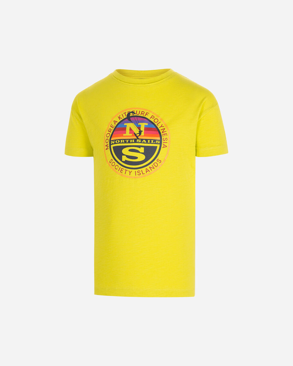  T-Shirt NORTH SAILS LOGO RAINBOW JR S4104831|0470|8 scatto 0