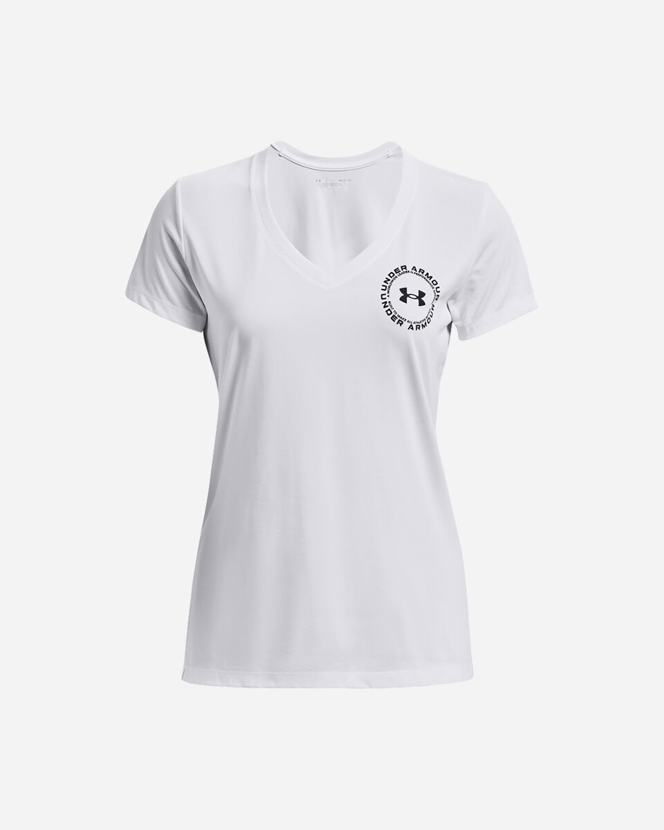  T-Shirt training UNDER ARMOUR TECH CREST W S5458940|0100|XS scatto 0