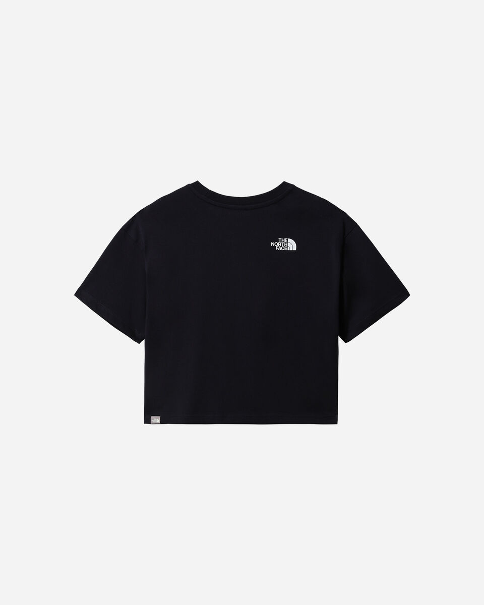  T-Shirt THE NORTH FACE CROP ALLOVER LOGO W S5409336|RG1|XS scatto 1
