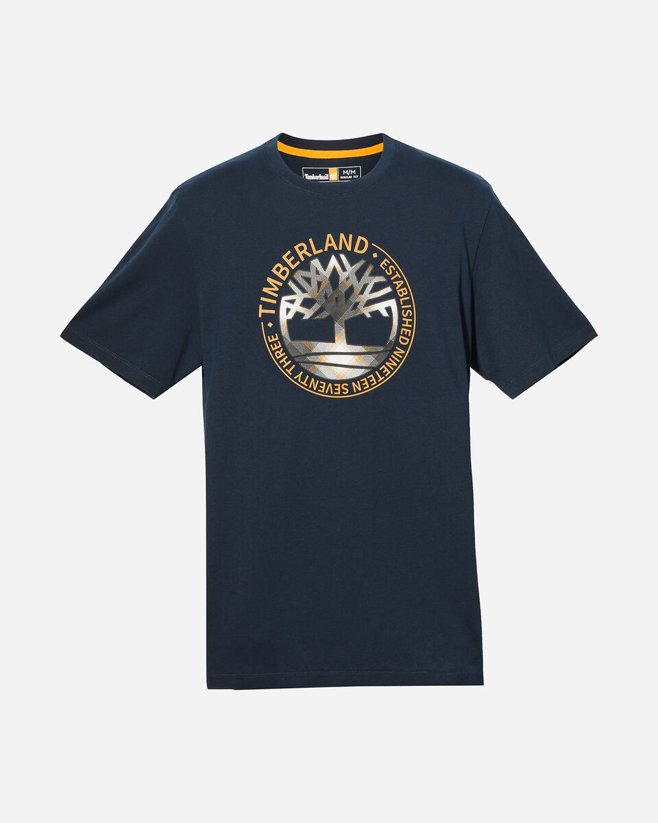  T-Shirt TIMBERLAND TREE PLAID LOGO M S4115297|4331|S scatto 5