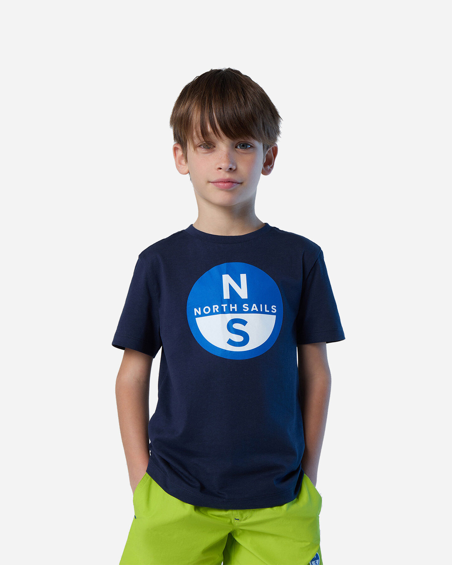  T-Shirt NORTH SAILS NEW LOGO CLASSIC JR S5684028|0802|8 scatto 2