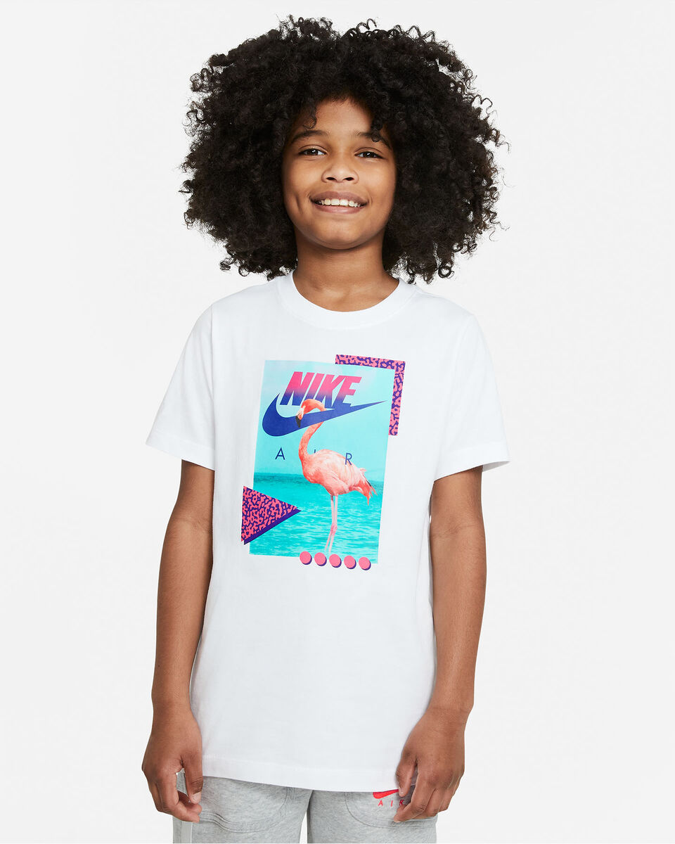  T-Shirt NIKE BEACH FLAMINGO JR S5302014|100|S scatto 0