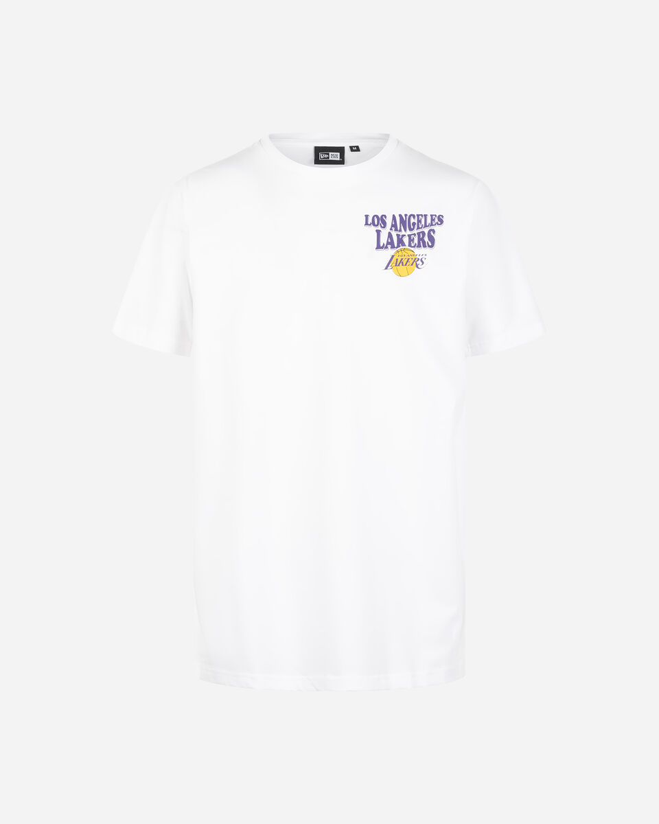  T-Shirt NEW ERA SCRIPT LOS ANGELES LAKERS M S5670565|100|XS scatto 0