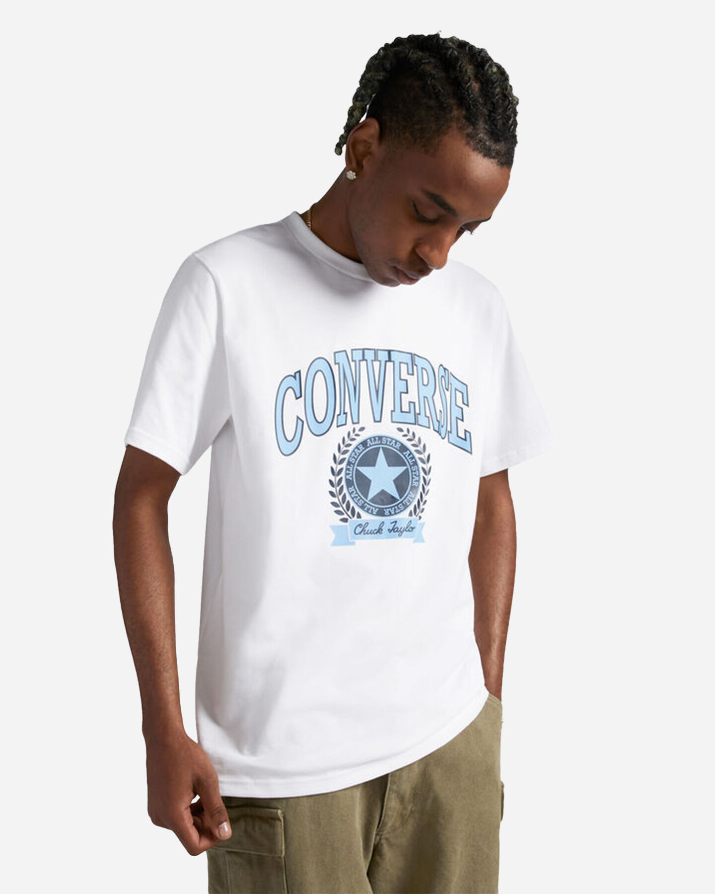  T-Shirt CONVERSE CHUCK RETRO COLLEGIATE M S5604642|102|XL scatto 0