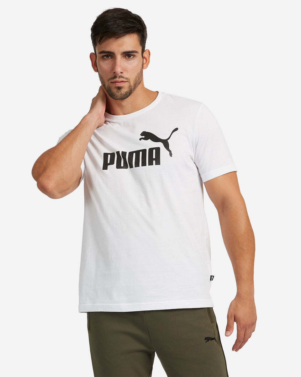  T-Shirt PUMA ESSENTIALS LOGO BASIC TEE M S4051516|02|XXS scatto 0