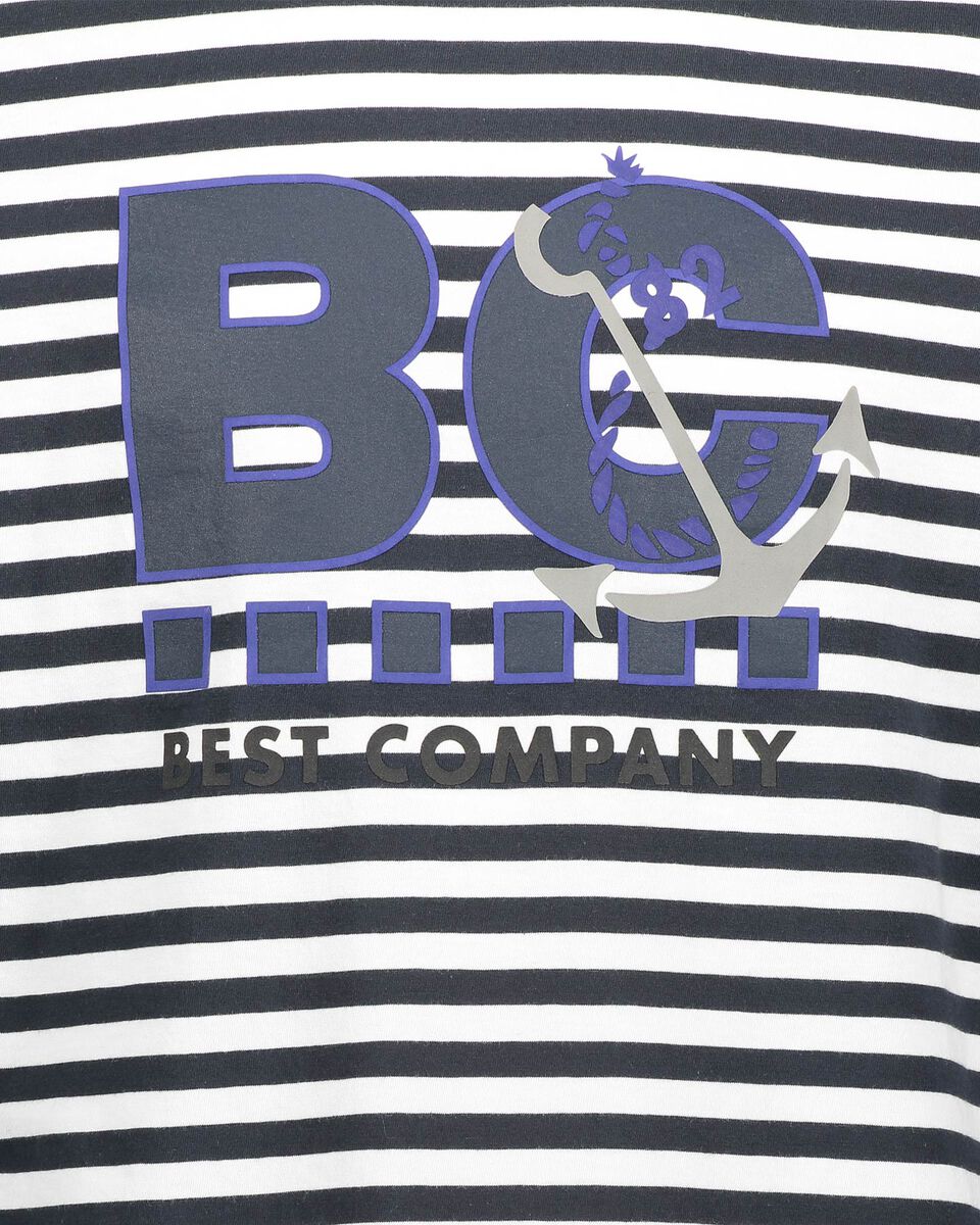  T-Shirt BEST COMPANY OVER STRIPES M S4077451|0800|S scatto 2
