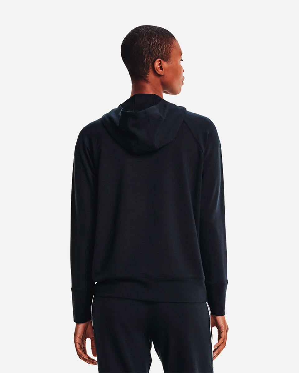  Felpa UNDER ARMOUR RIVAL TAPED FZ HOODIE W S5286981|0001|XS scatto 1