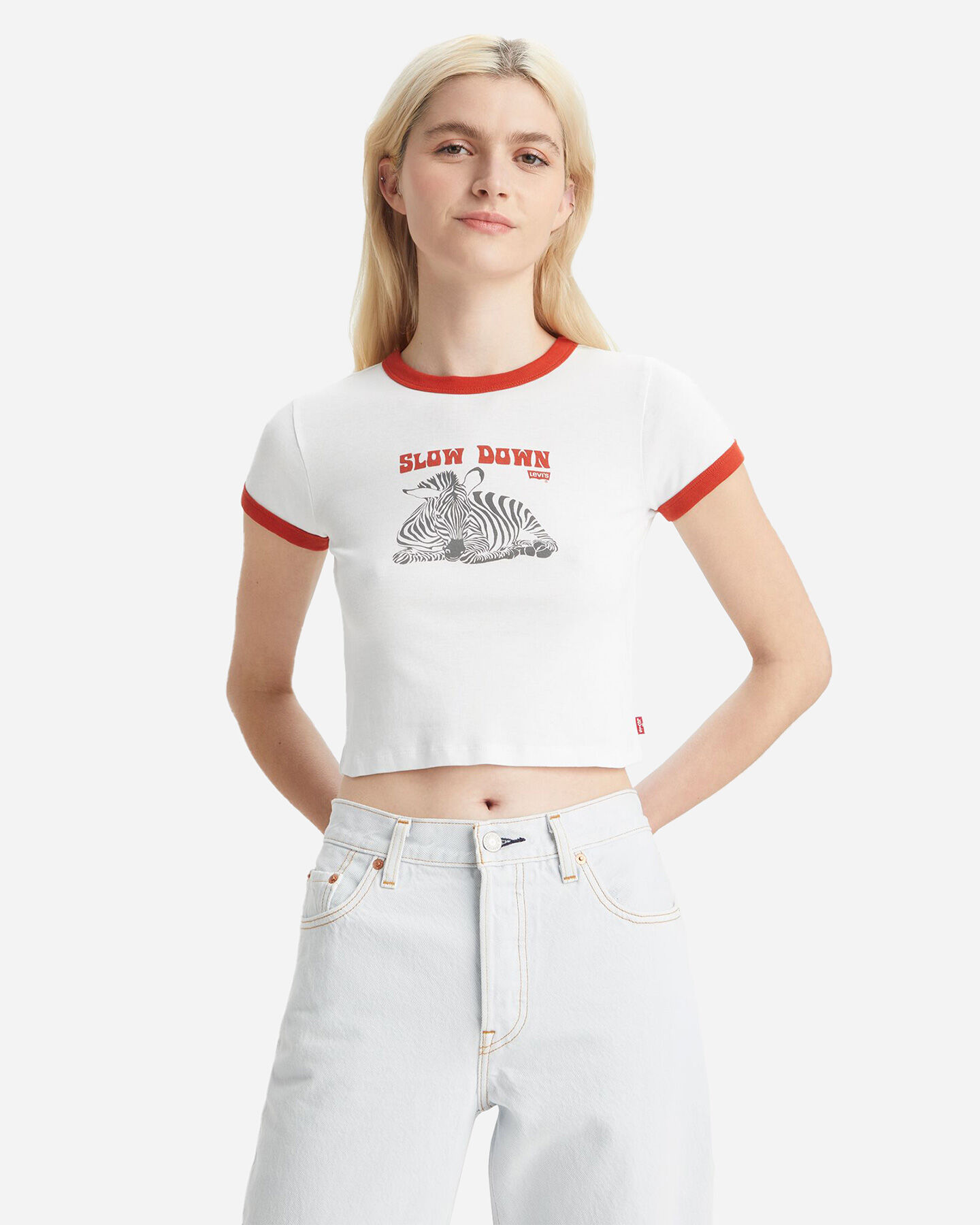  T-Shirt LEVI'S CROP W S4119865|0017|XS scatto 0
