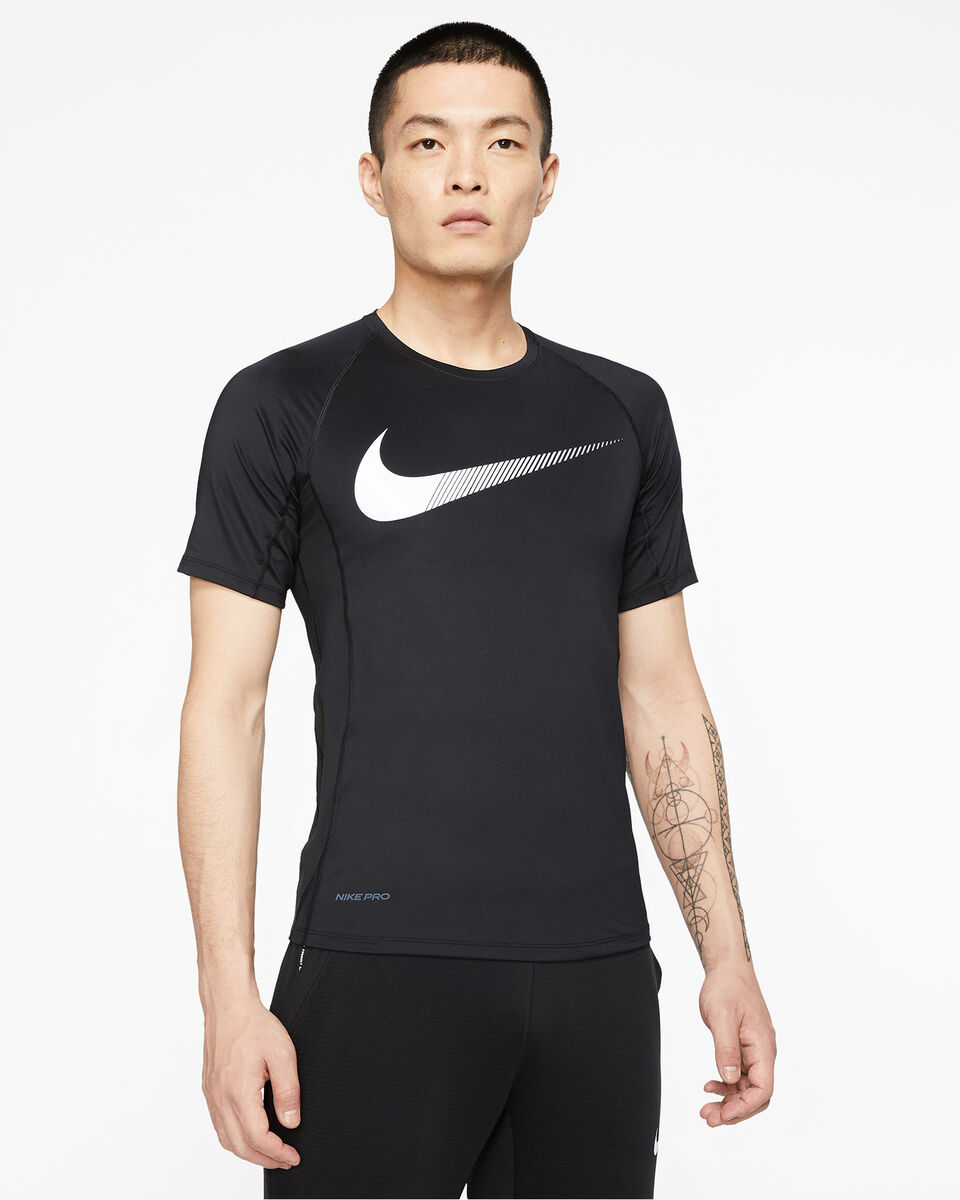  T-Shirt training NIKE PRO HBR M S5165134|010|S scatto 2