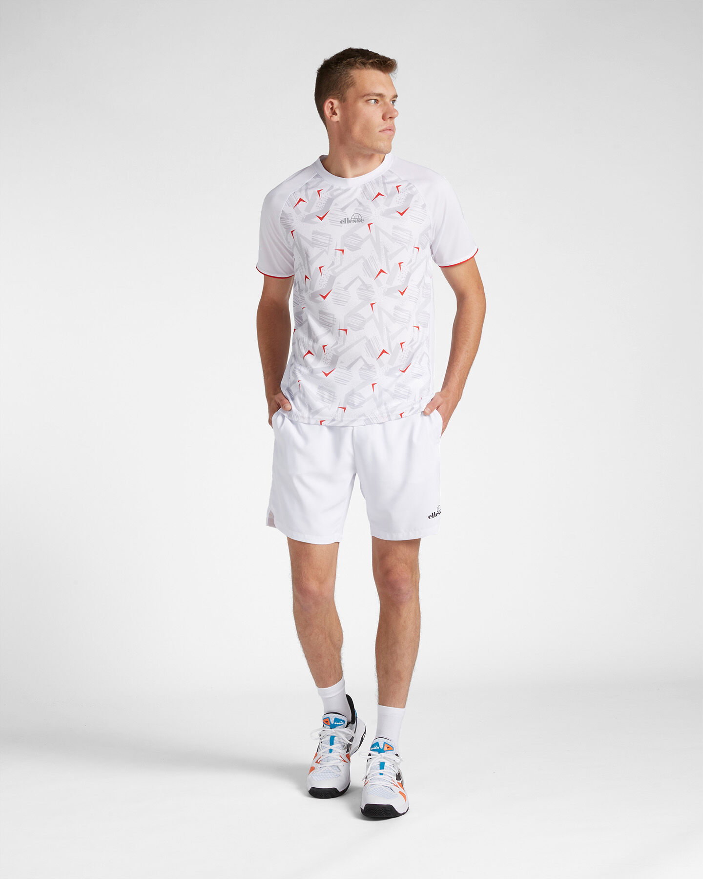  T-Shirt tennis ELLESSE PADEL M S4123299|001/255|M scatto 1