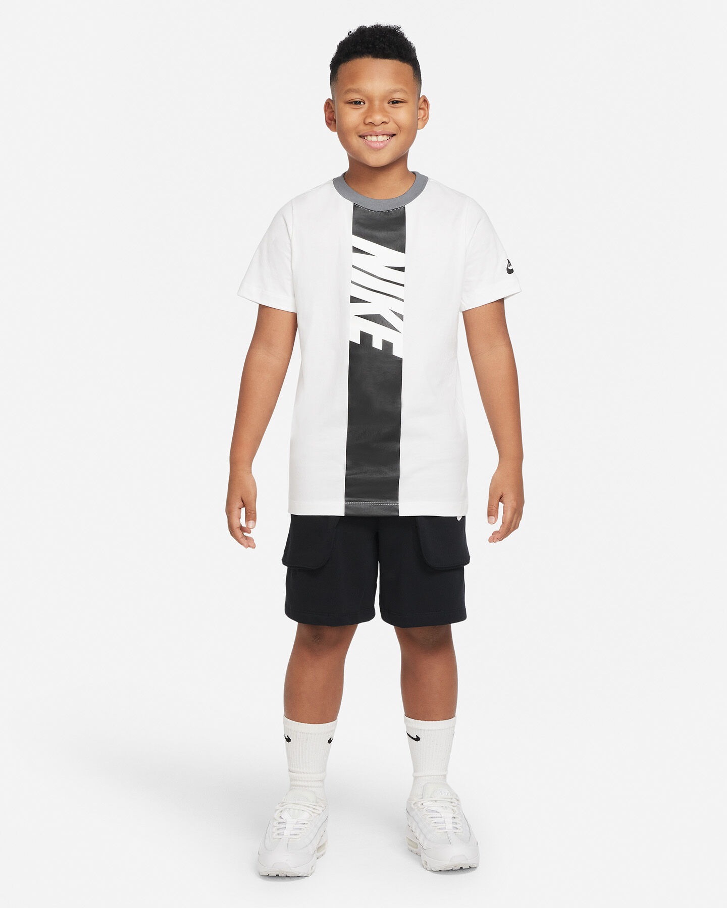  T-Shirt NIKE AIR COLOR BLOCK JR S5374803|100|S scatto 3