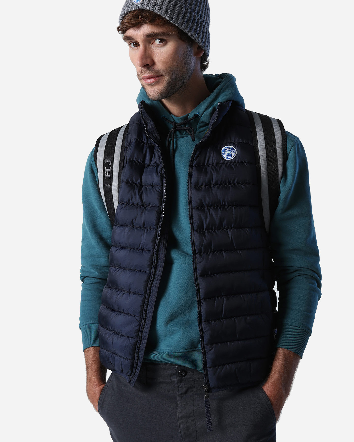  Gilet NORTH SAILS RECYCLED SKYE RIPSTOP M S4113432 scatto 3