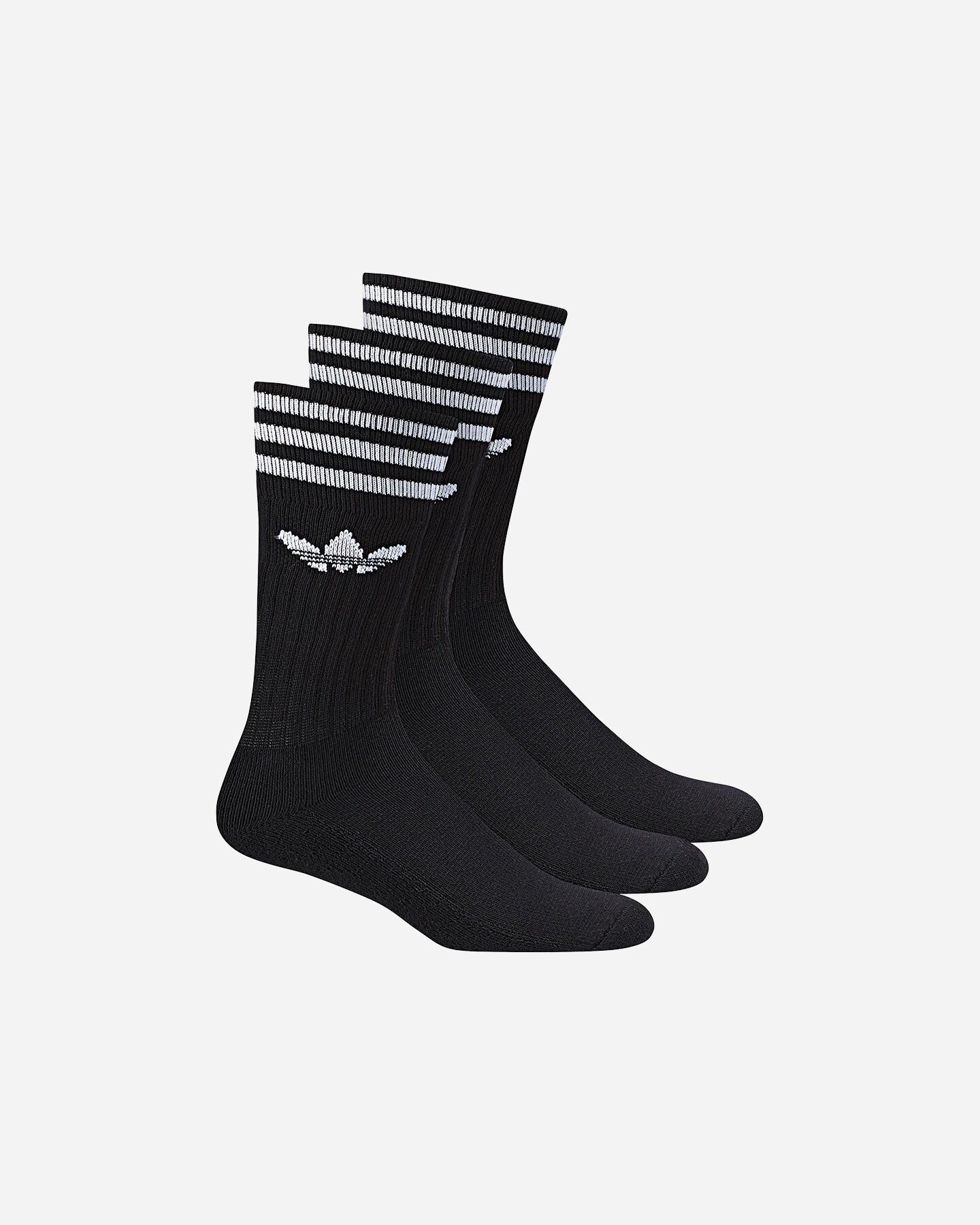  Calze ADIDAS SOLID CREW SOCK 3 PACK M S4008865|BLACK/WHIT|4346 scatto 0