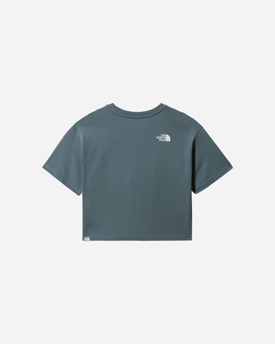  T-Shirt THE NORTH FACE CROP ALLOVER LOGO W S5422395 scatto 1