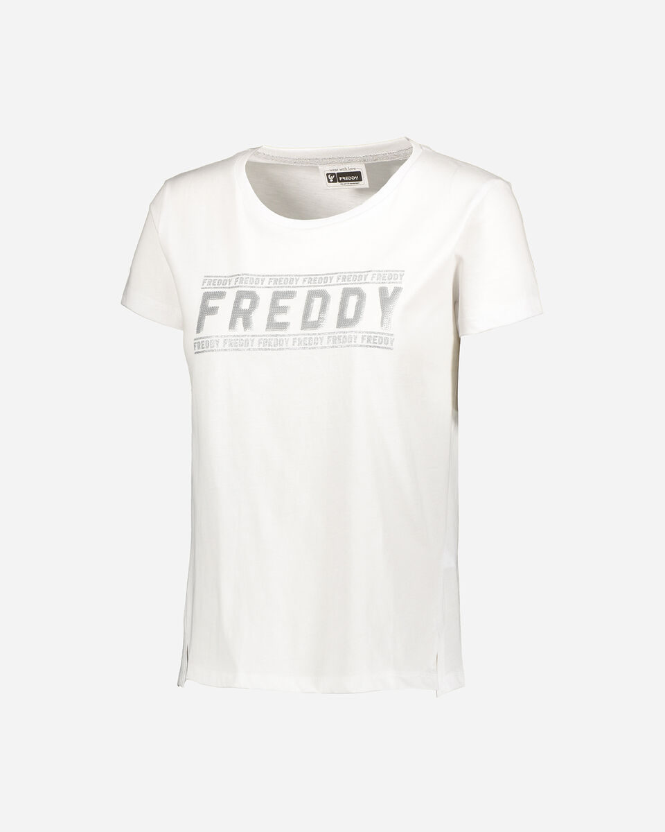 T-Shirt FREDDY JERSEY BLOGO PAIELLETTES  W S5297631 scatto 0
