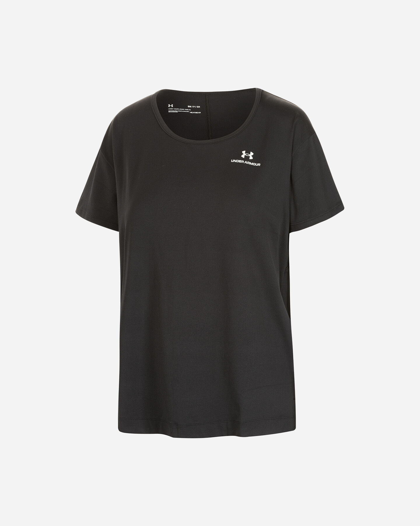 T-Shirt training UNDER ARMOUR SMALL LOGO RUSH W S5336311|0001|XS scatto 0