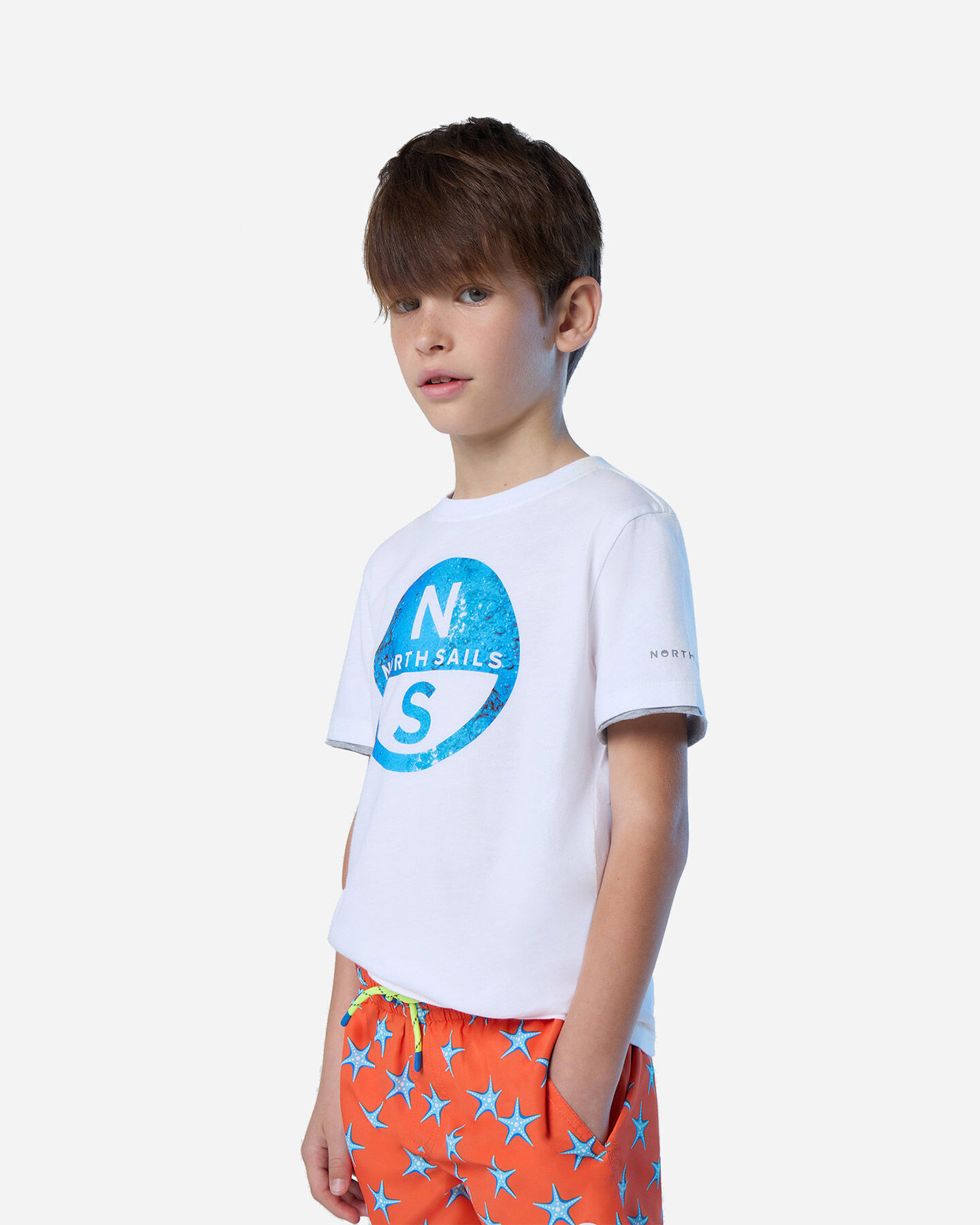  T-Shirt NORTH SAILS NEW LOGO SUMMER JR S5684032|0101|8 scatto 2
